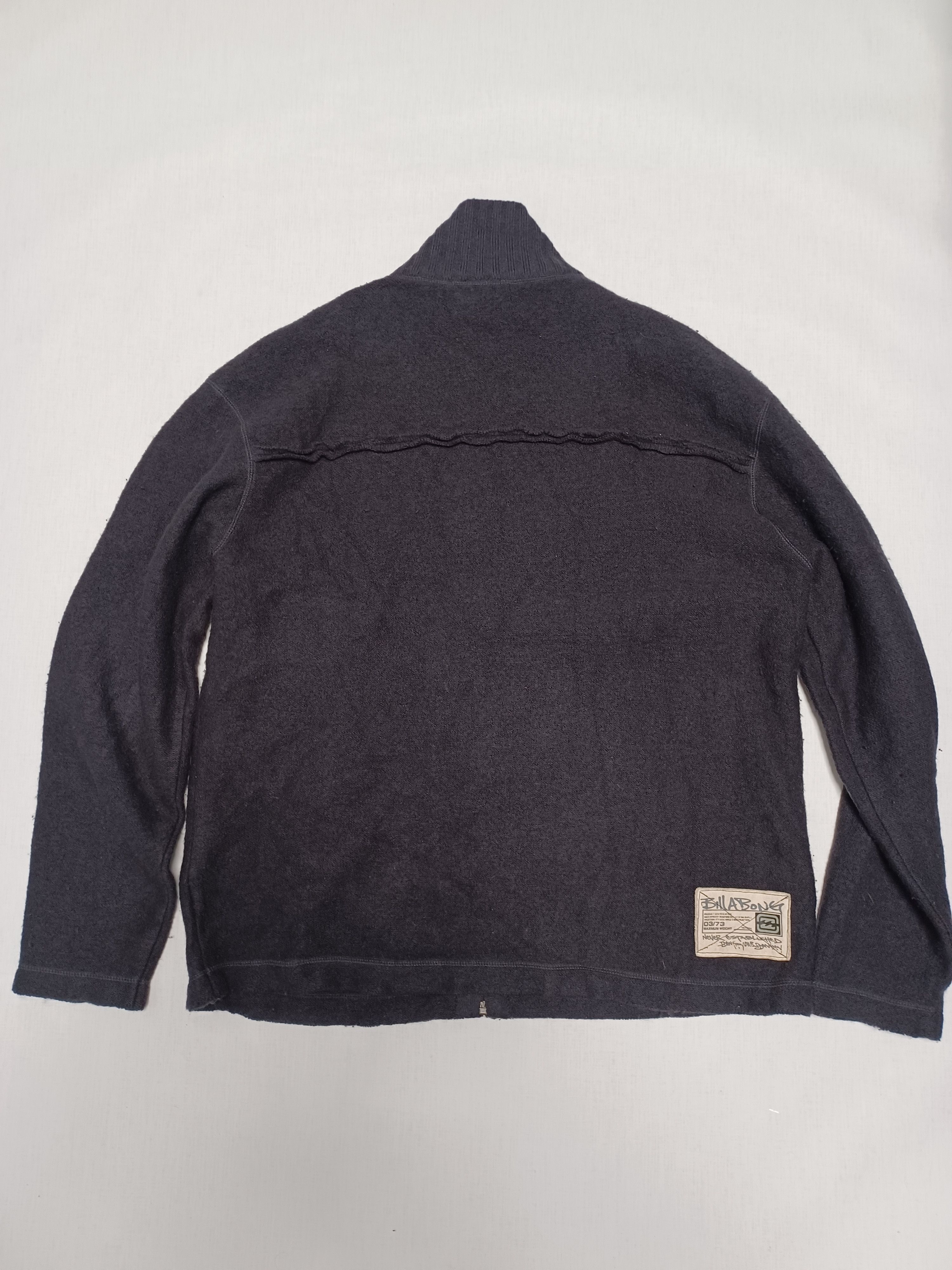 Billabong Billabong 100% wool big embroidered logo vintage zip sweater Size US L / EU 52-54 / 3 - 2 Thumbnail