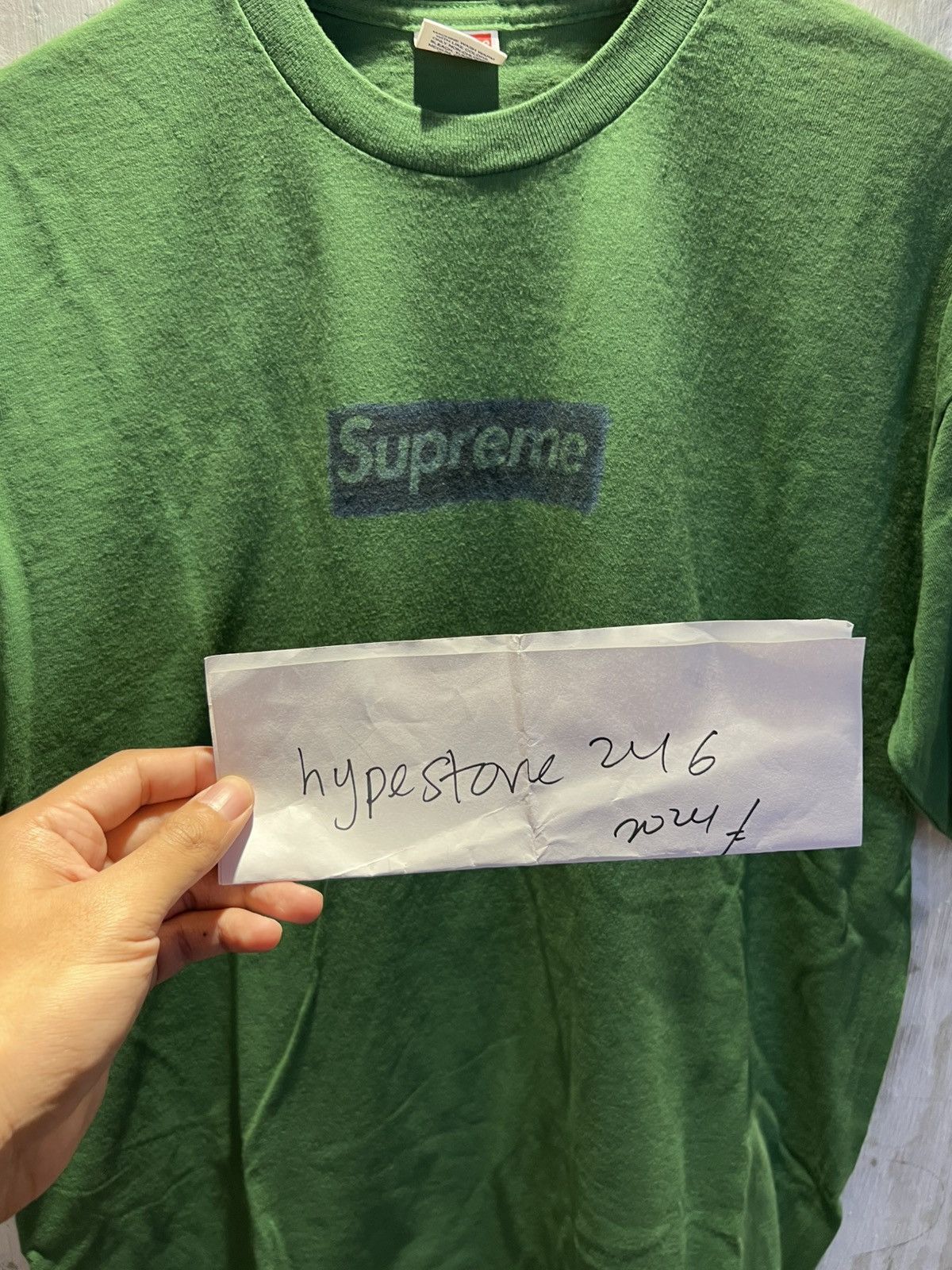 Supreme 1 OF 1 UNRELEASED SAMPLE MOLODKIN GREEN SUPREME BOX LOGO Size US L / EU 52-54 / 3 - 5 Thumbnail