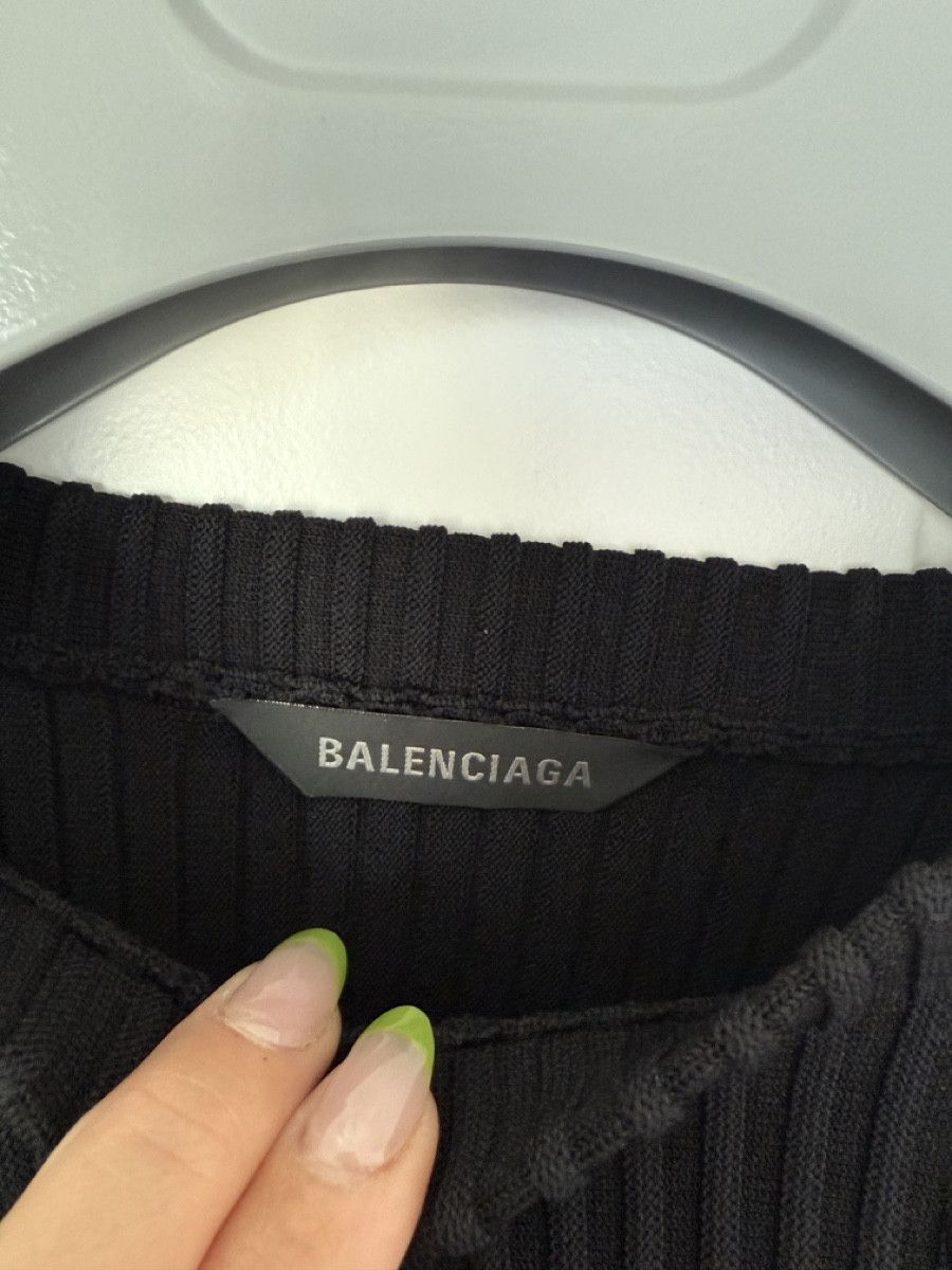 Balenciaga Balenciaga Hourglass Ribbed Knit Mini Size M / US 6-8 / IT 42-44 - 4 Thumbnail