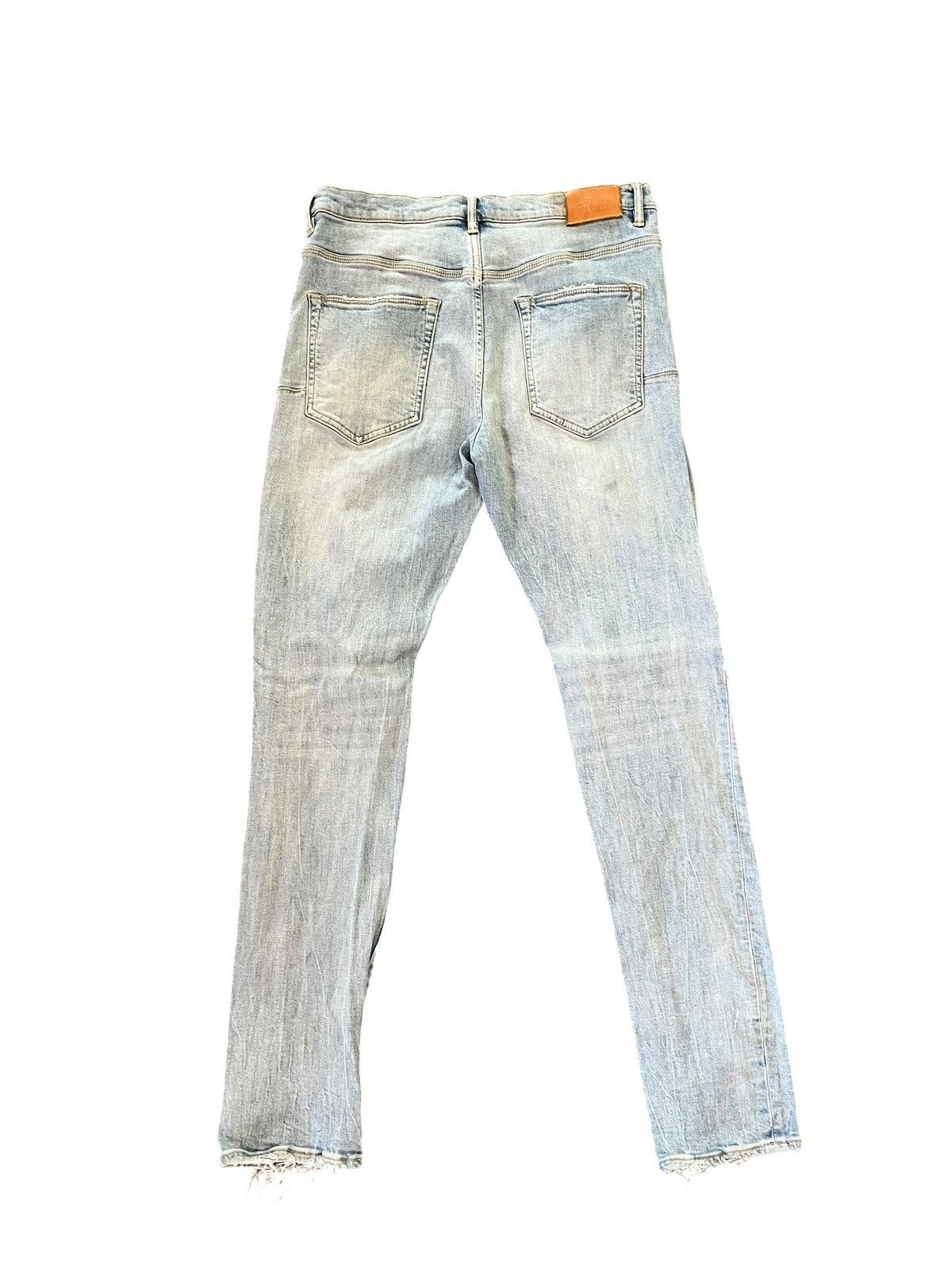 Purple Brand Purple Brand P002 Repair Drop-Fit Skinny Jeans Size US 36 / EU 52 - 5 Thumbnail