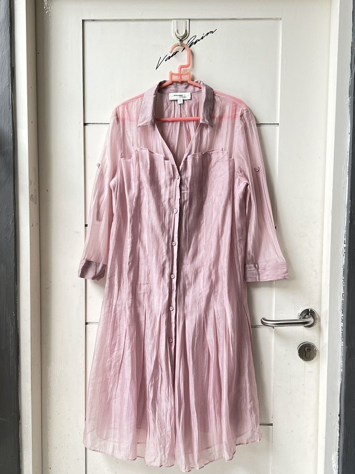 Other Vero Moda Classic Pink Pleats Dress Shirt Size US XS / EU 42 / 0 - 1 Thumbnail