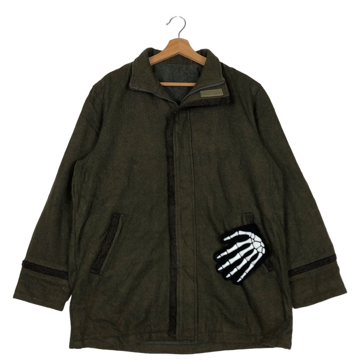 Japanese Brand 🔥90’s WOOL JACKET OVER SIZED IN THE ATTIC PUNK DESIGN Size US M / EU 48-50 / 2 - 2 Thumbnail