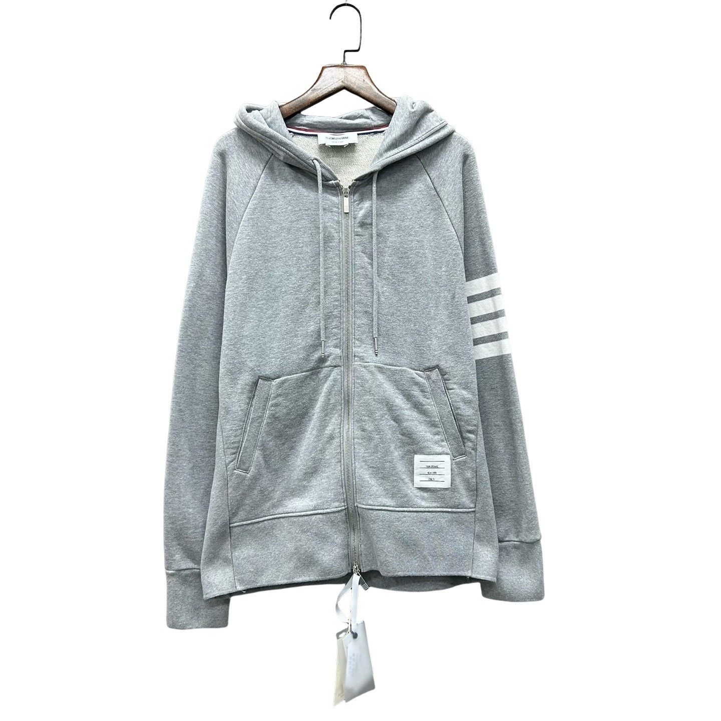 Thom Browne Thom Browne 4-Bar Zip-Up Hoodie Size 5 Size US XXL / EU 58 / 5 - 1 Thumbnail