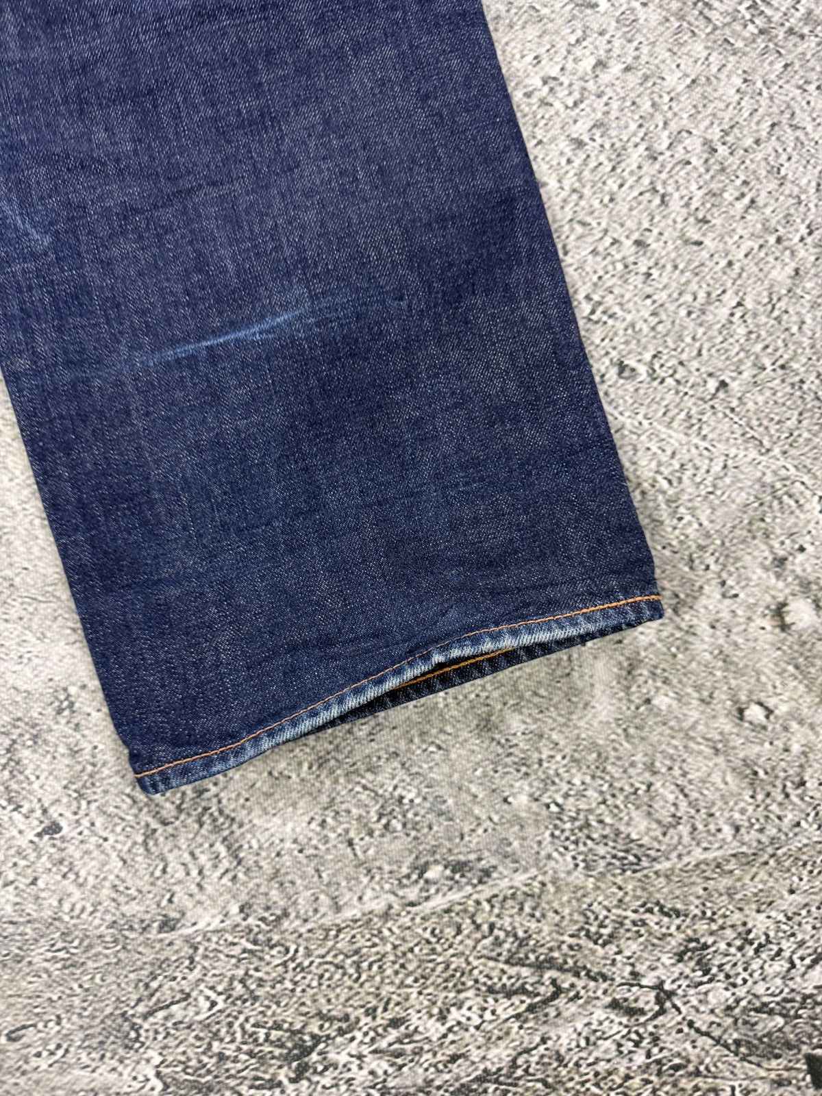 Evisu Evisu jeans daicock blue big logo selvedge denim Size US 31 - 6 Thumbnail