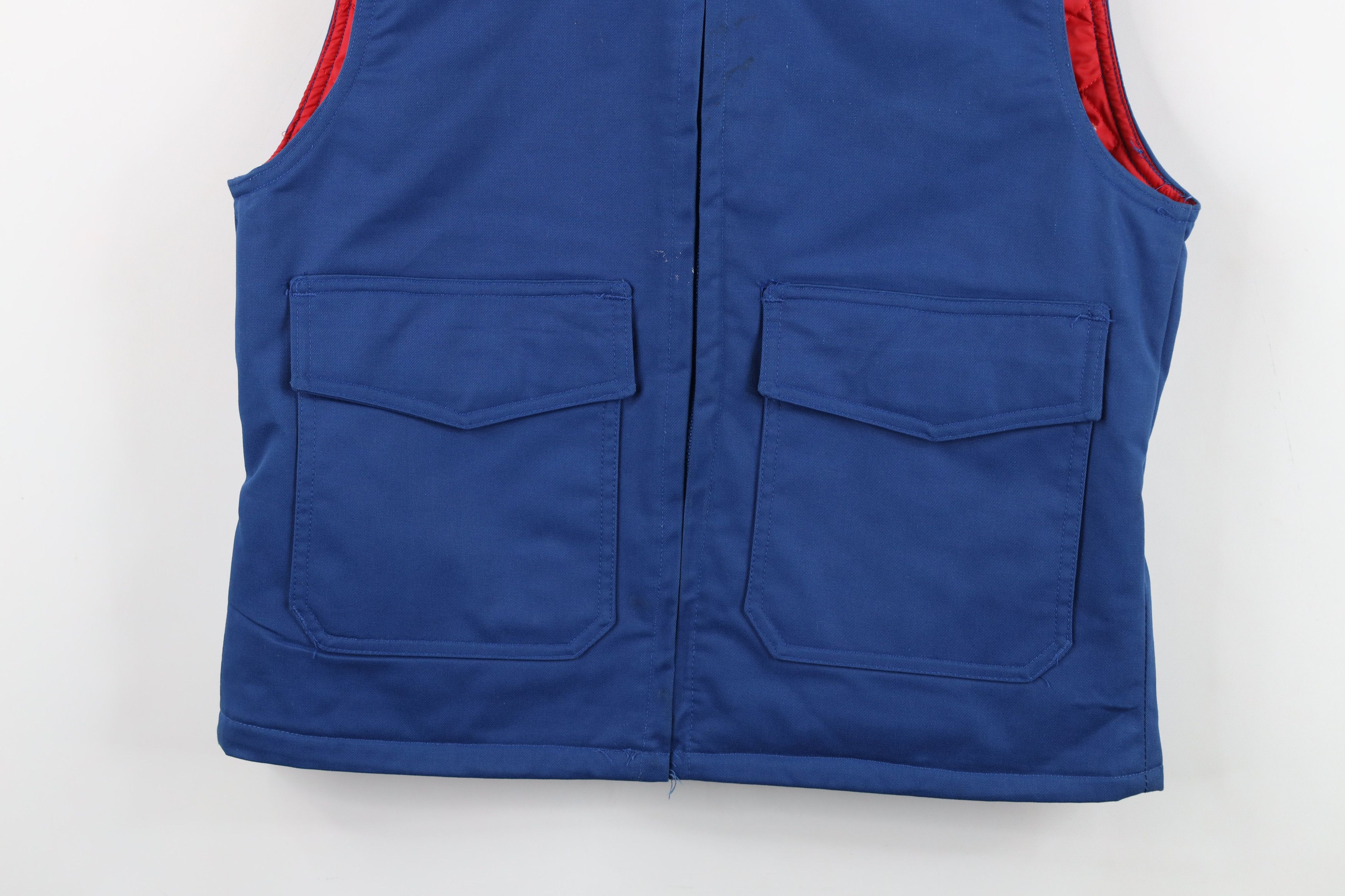 Vintage Vintage 90s Streetwear Quilted Mechanic Workwear Vest USA Size US M / EU 48-50 / 2 - 3 Thumbnail
