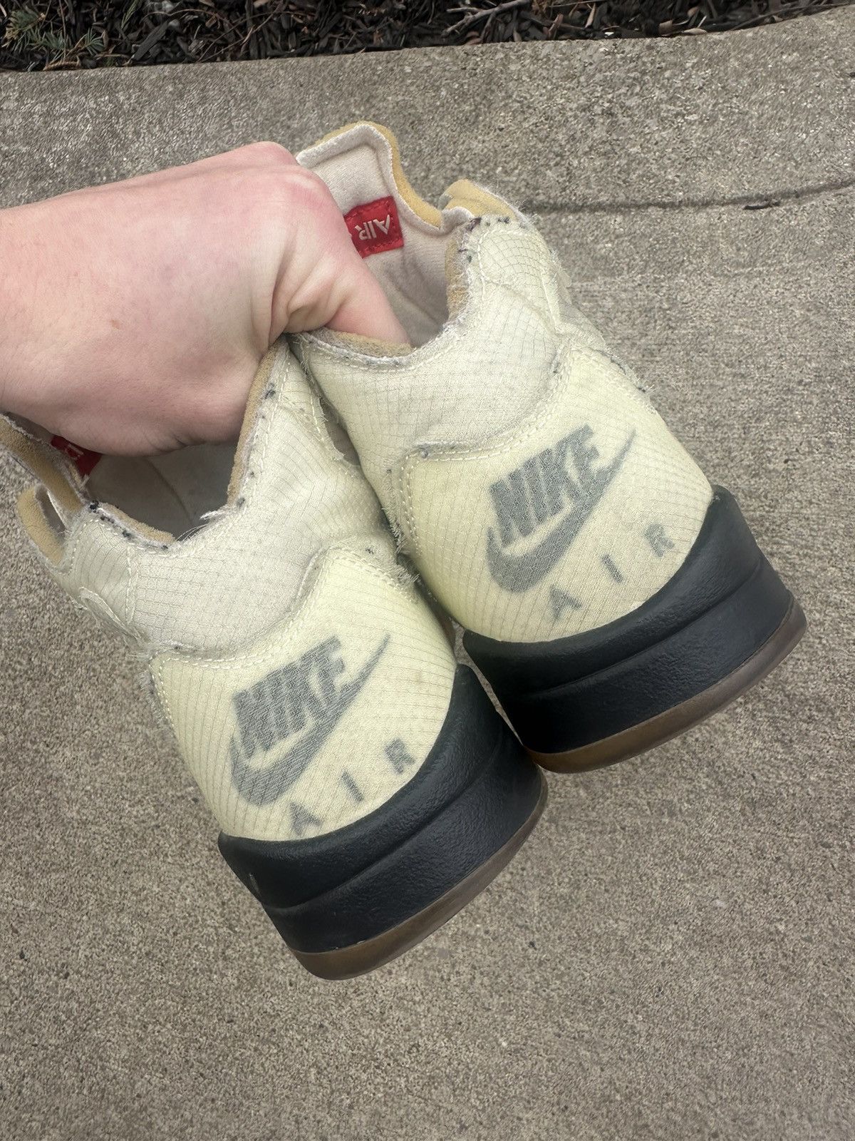 Jordan Brand × Off-White Nike Off-White Air Jordan 5 Retro SP Sail size 9 Size US 9 / EU 42 - 4 Thumbnail