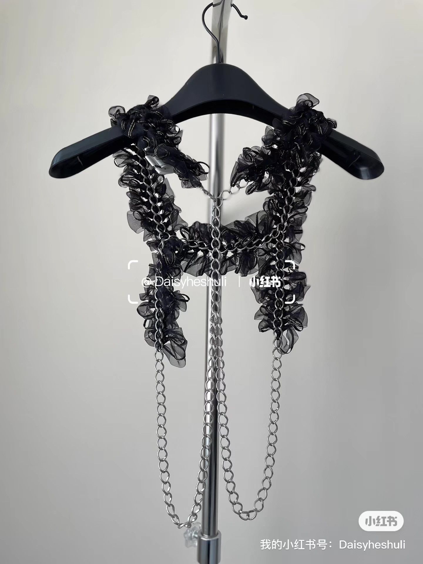 Comme des Garcons Noir Kei Ninomiya Chain Vest Bow detail cute waistcoat Ｑ24 Size S / US 4 / IT 40 - 1 Thumbnail
