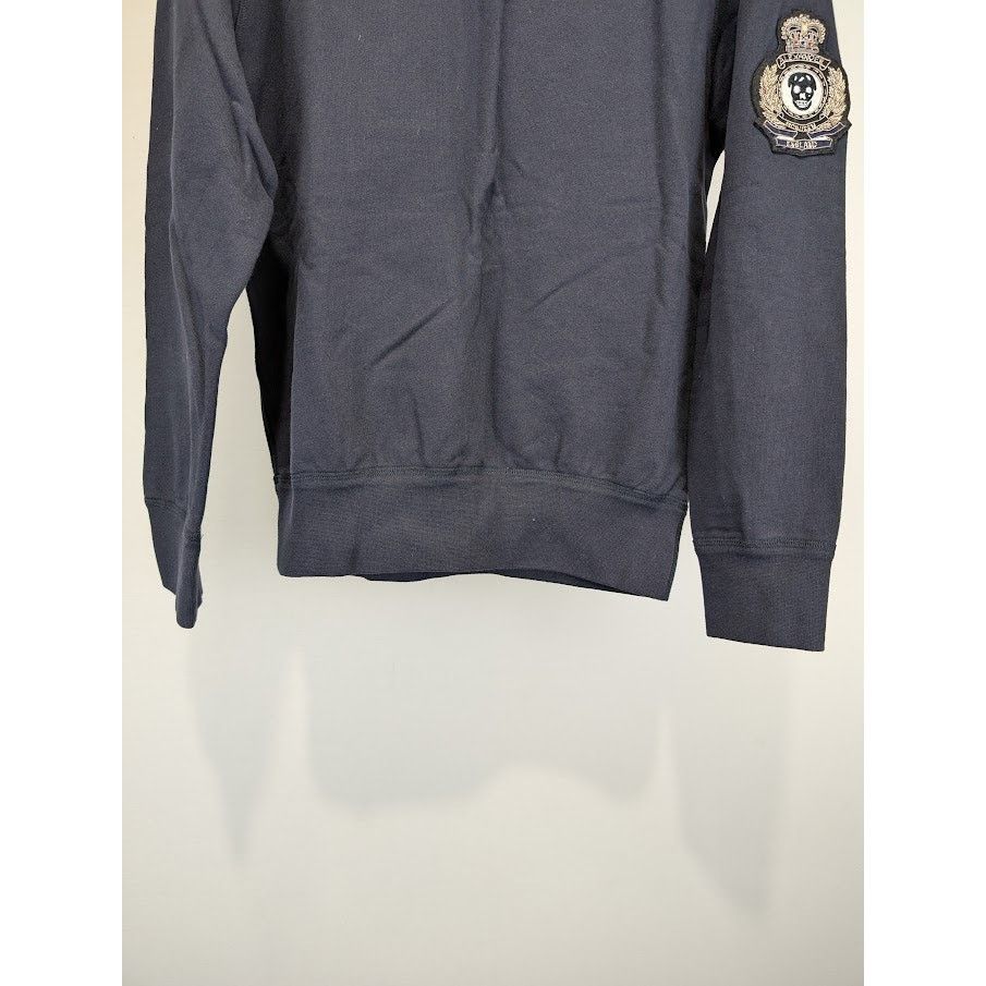Alexander McQueen o1rshd1 Sweatshirt in Navy Blue Size US M / EU 48-50 / 2 - 5 Thumbnail