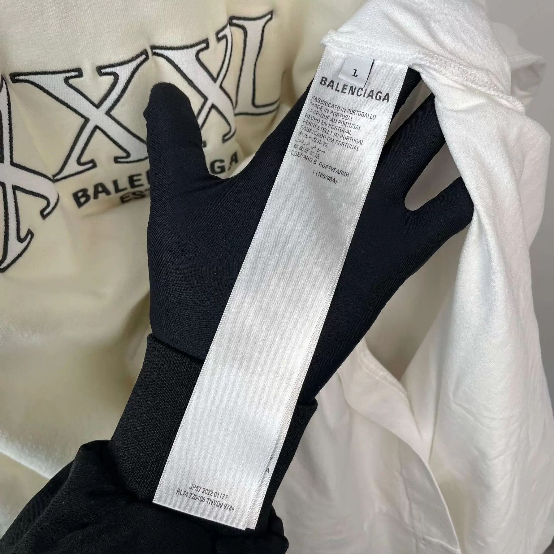 Balenciaga Balenciaga 22 Blizzard layered hoodie 95 New L Size US L / EU 52-54 / 3 - 6 Thumbnail