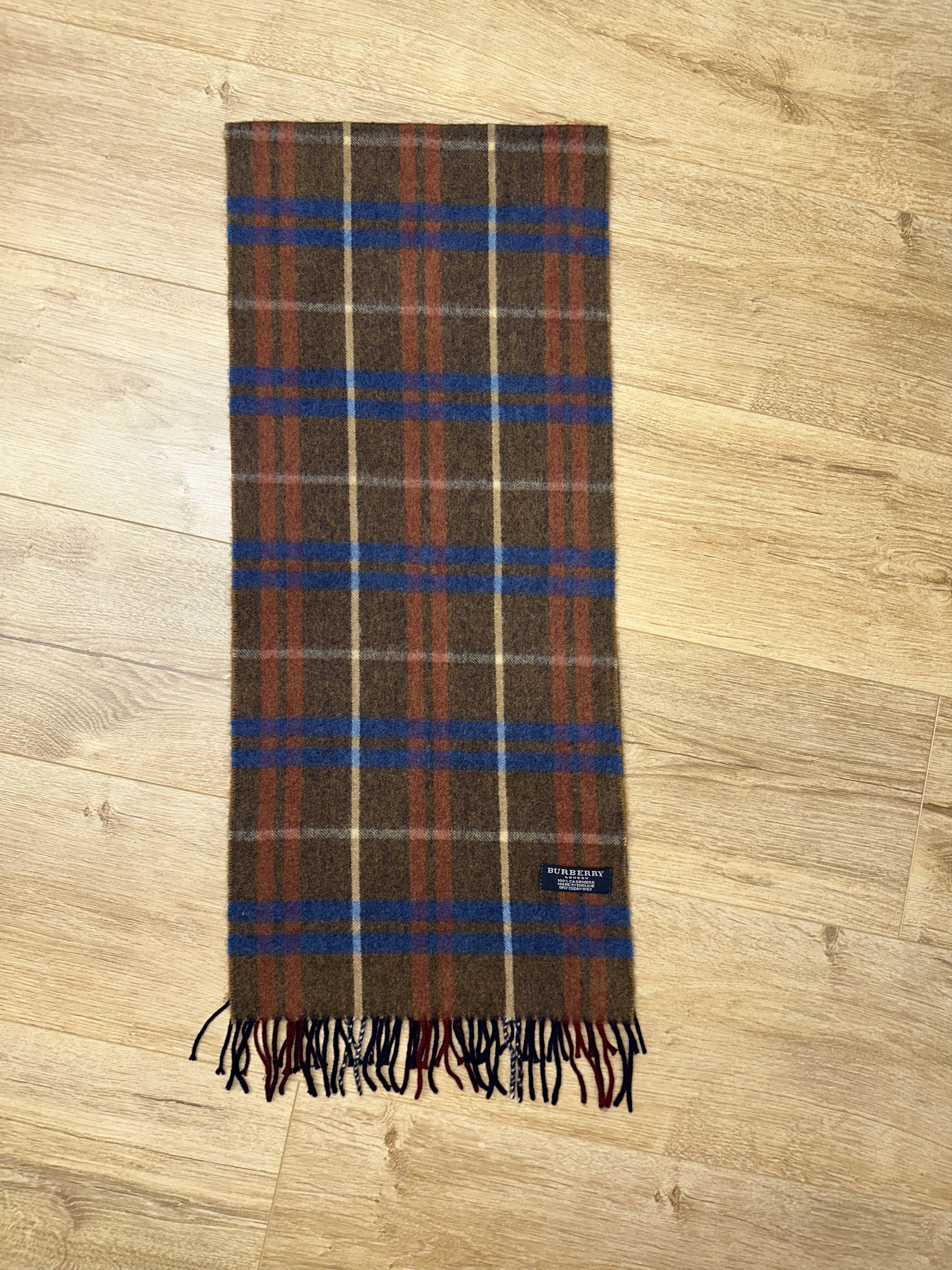 Burberry Burberry London Cashmere Tartan Check Scarf Scotland 150x30c Size ONE SIZE - 3 Thumbnail