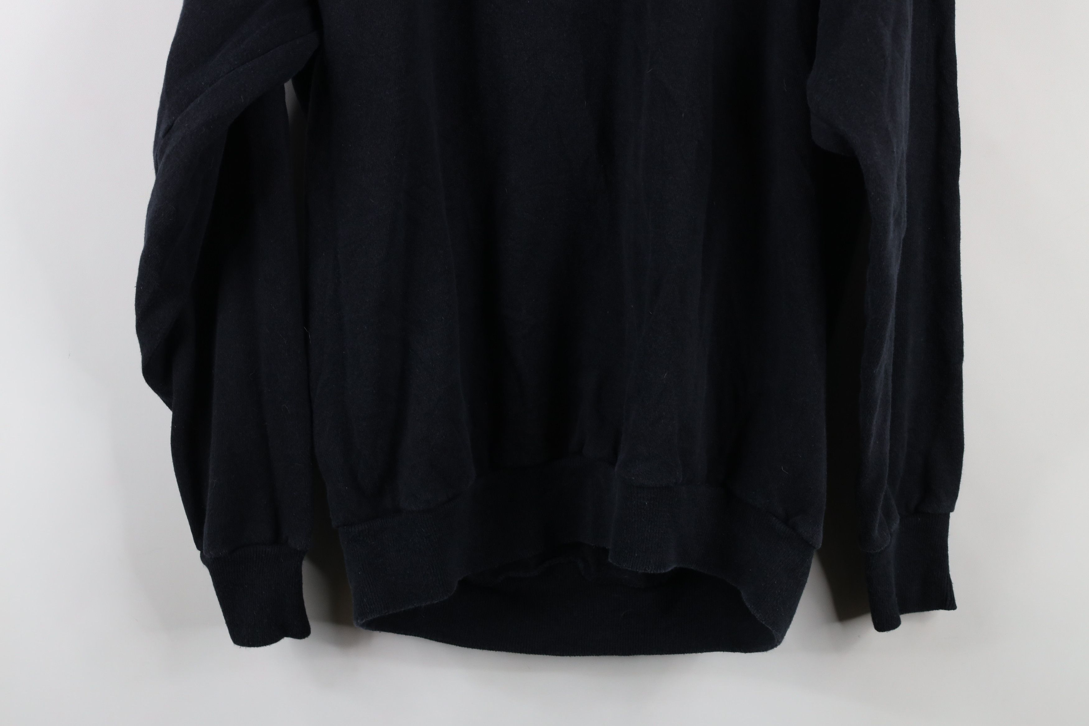 Vintage Vintage 80s 90s Streetwear Crewneck Sweatshirt Black USA Size XL / US 12-14 / IT 48-50 - 7 Thumbnail