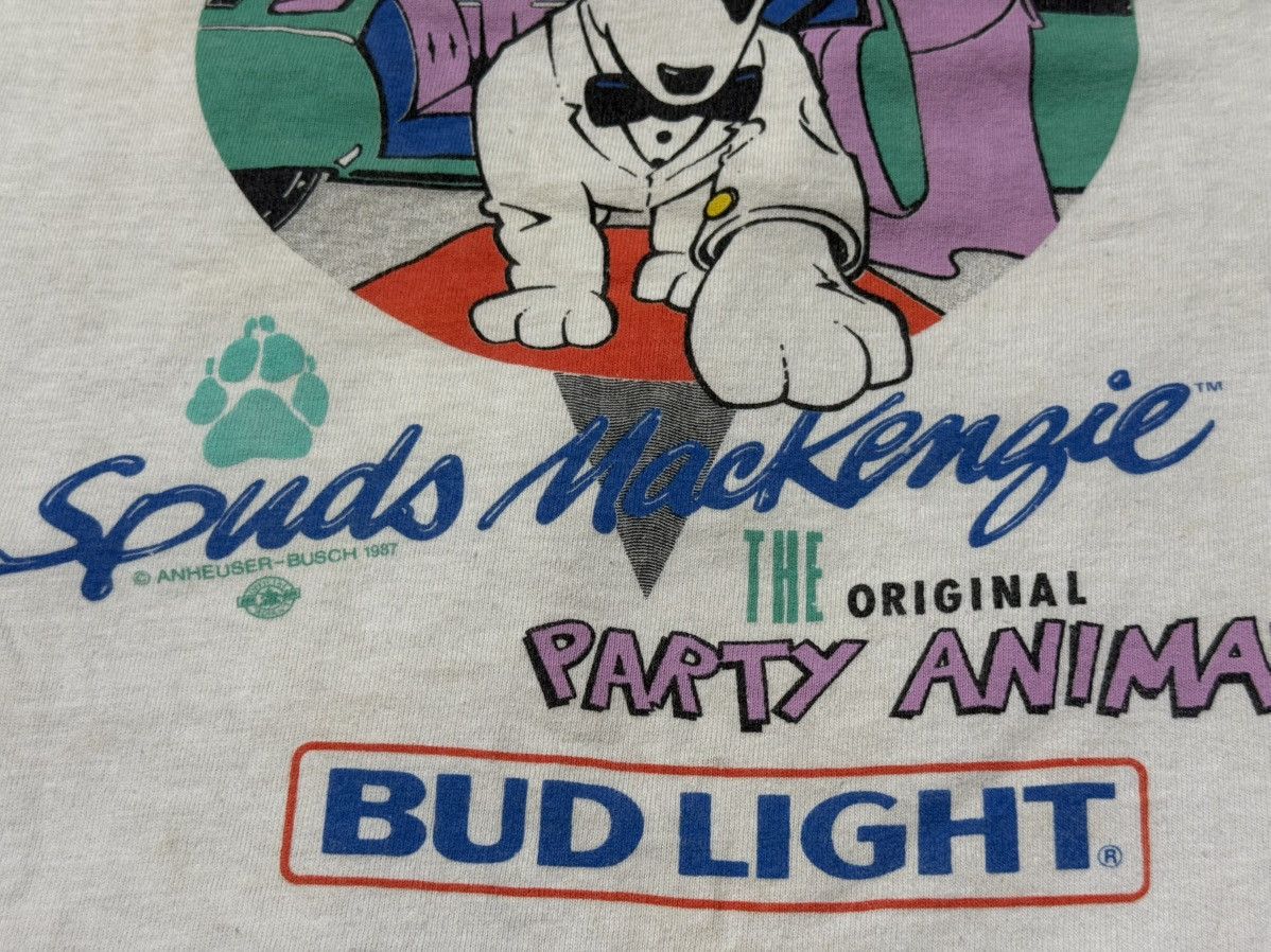 Vintage Vintage 80s Bud Light Party Animal T Shirt Size US M / EU 48-50 / 2 - 6 Thumbnail