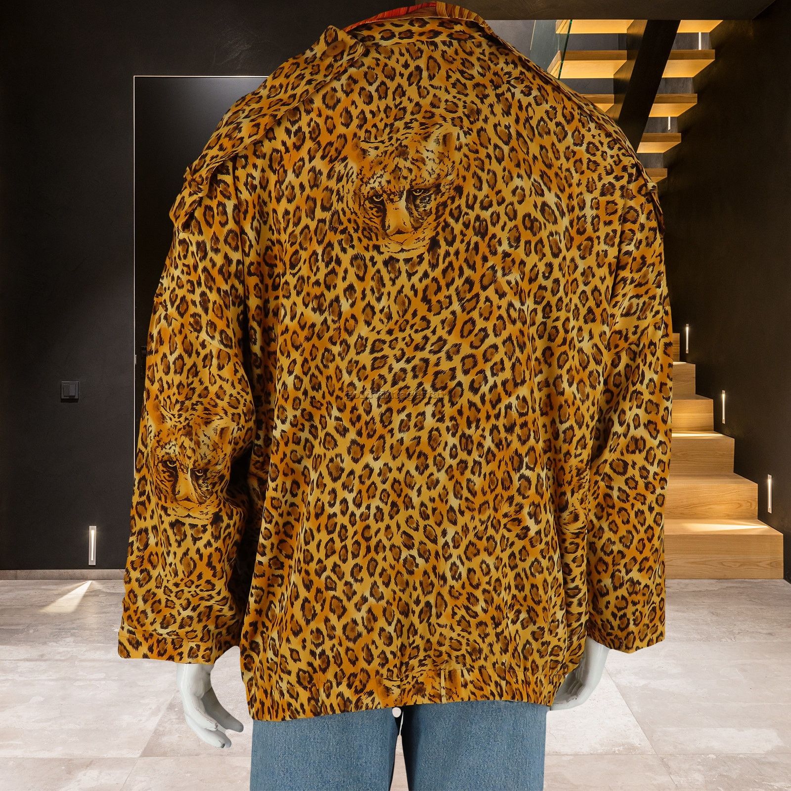 Other Vintage Cheetah Reversible Bomber Button Down Jacket M Size US M / EU 48-50 / 2 - 5 Thumbnail