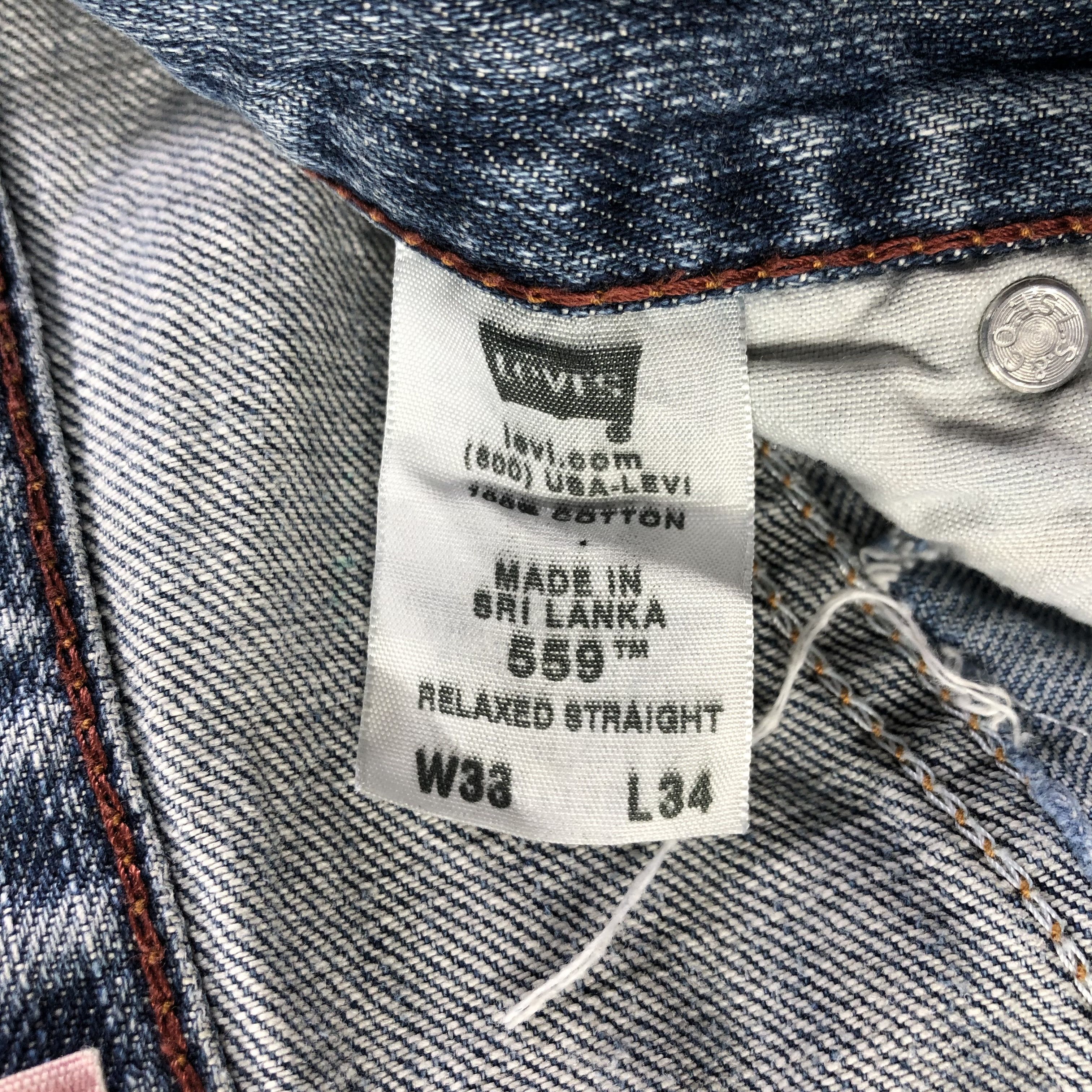 Levi's Vintage Levis 559 Jeans-J3214 Size US 33 - 12 Thumbnail