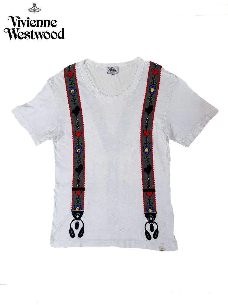 Vivienne Westwood Strap headphones and a T-shirt with a pr