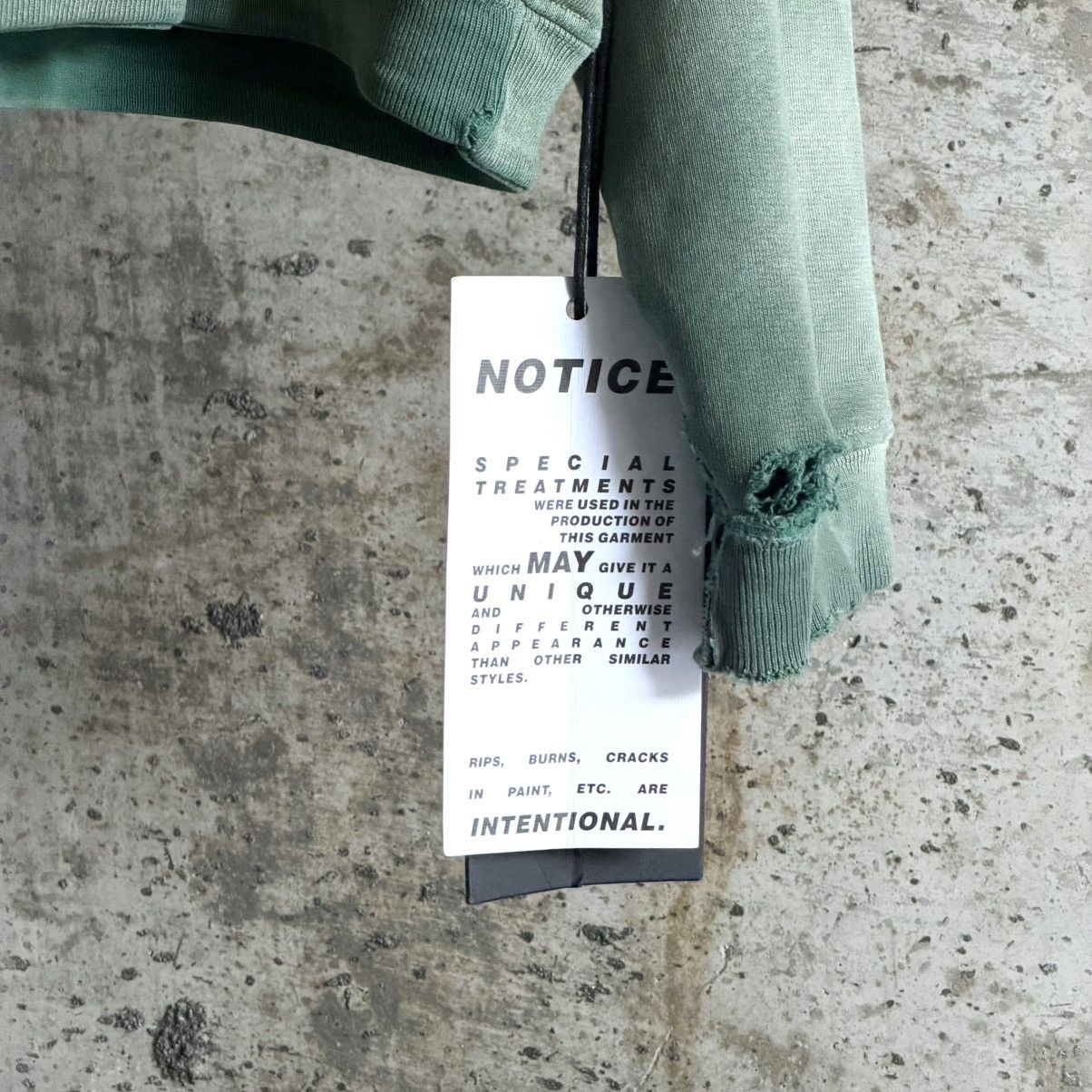 Enfants Riches Deprimes Enfants Riches Deprimes ERD Girl Gun Acid Wash Green Hoodie Size US L / EU 52-54 / 3 - 9 Thumbnail