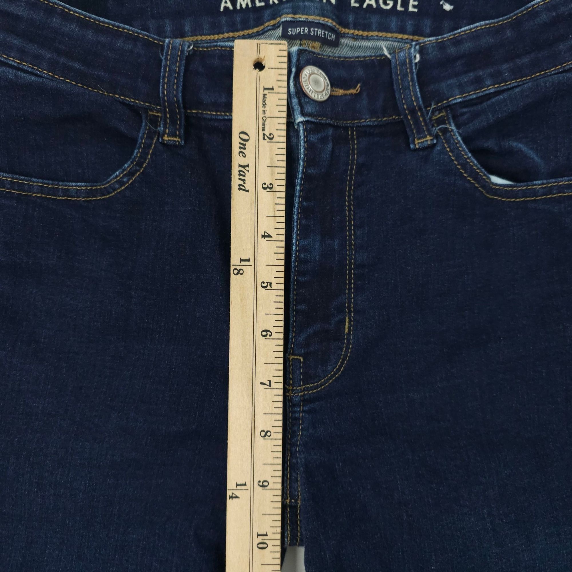 American Eagle Outfitters American Eagle Super Stretch Hi Rise Jegging Womens 8 Denim Size 30" / US 8 / IT 44 - 4 Thumbnail