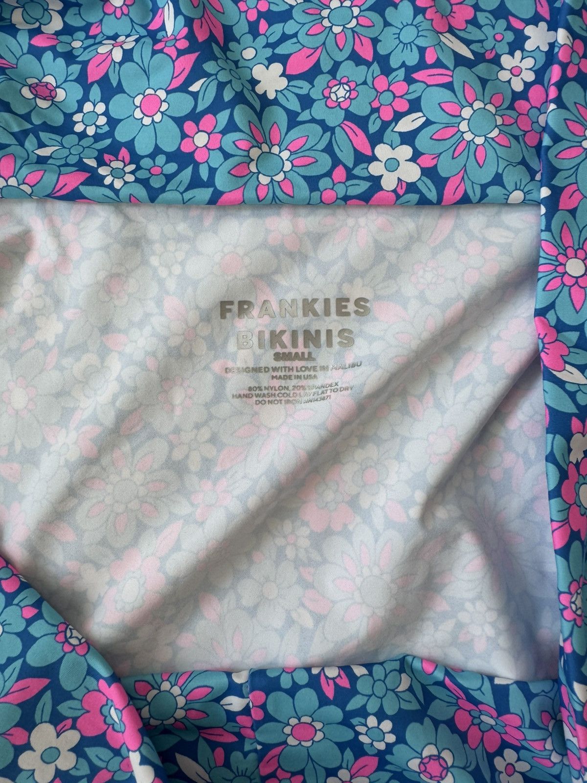 Other Frankies Bikinis Swim Long Sleeve Shrug in All Over Blue Size S / US 4 / IT 40 - 2 Thumbnail
