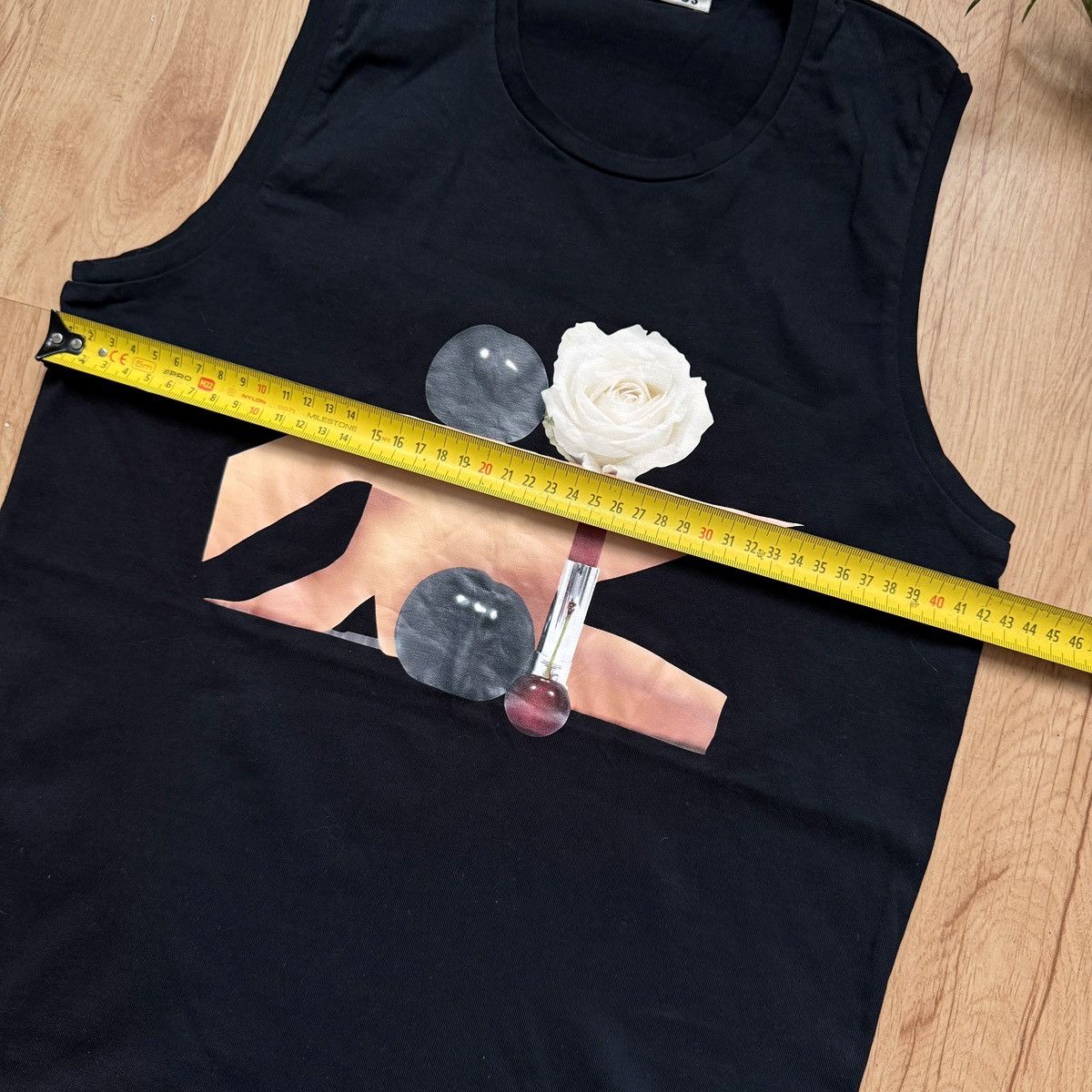 Acne Studios Acne Studios Bye B Blur SS15 Sleeves Shirt Tank Top Size US S / EU 44-46 / 1 - 7 Thumbnail