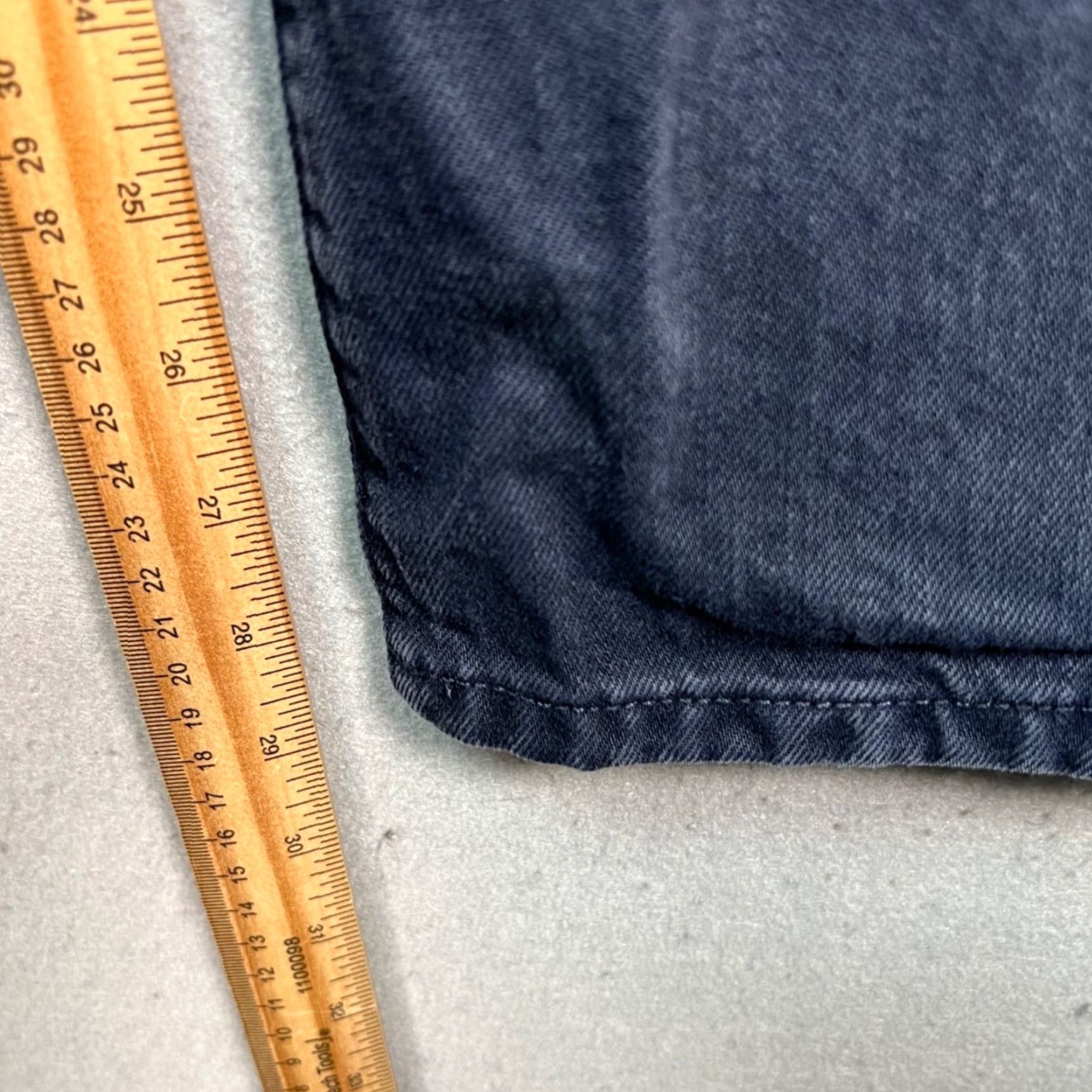 Outerknown Outerknown Jeans Men 31 x 30 Blue Dark Wash Organic Cotton Drifter Tapered Denim 5-Pocket Block Slim Regular Short Vintage No Size US 31 - 7 Thumbnail