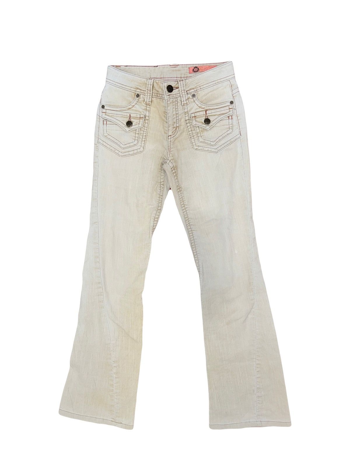 Dolce & Gabbana Vintage Y2k velvet flare pant ⭐️💗 Size 25" / US 0 / IT 36 - 2 Thumbnail