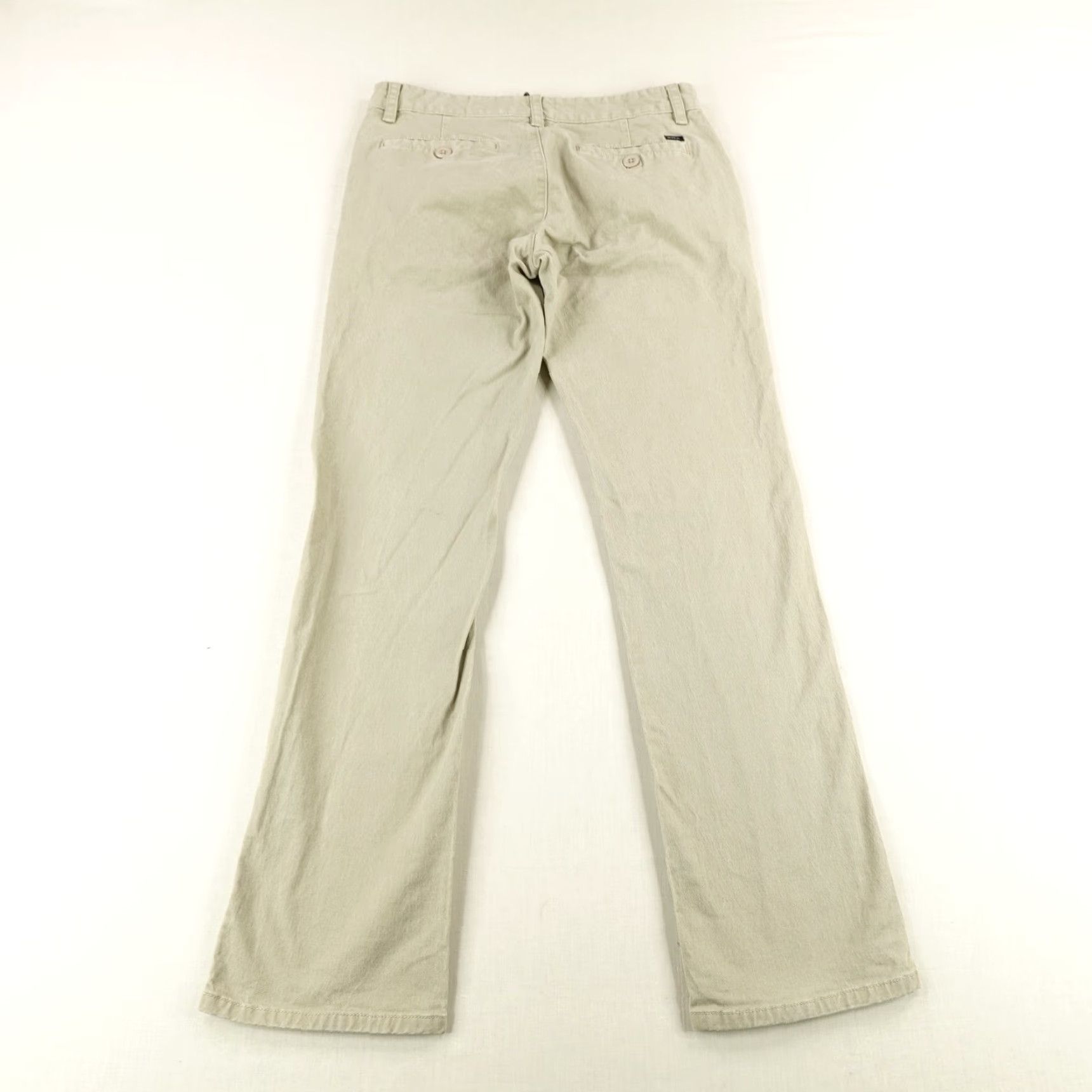 RVCA RVCA Pants Mens 31 Khaki Beige All Time Chino Straight Leg Skater Stretch Twill Casual Workwear Travel Lounge Mens 31 Khaki Beige Size US 31 - 4 Thumbnail