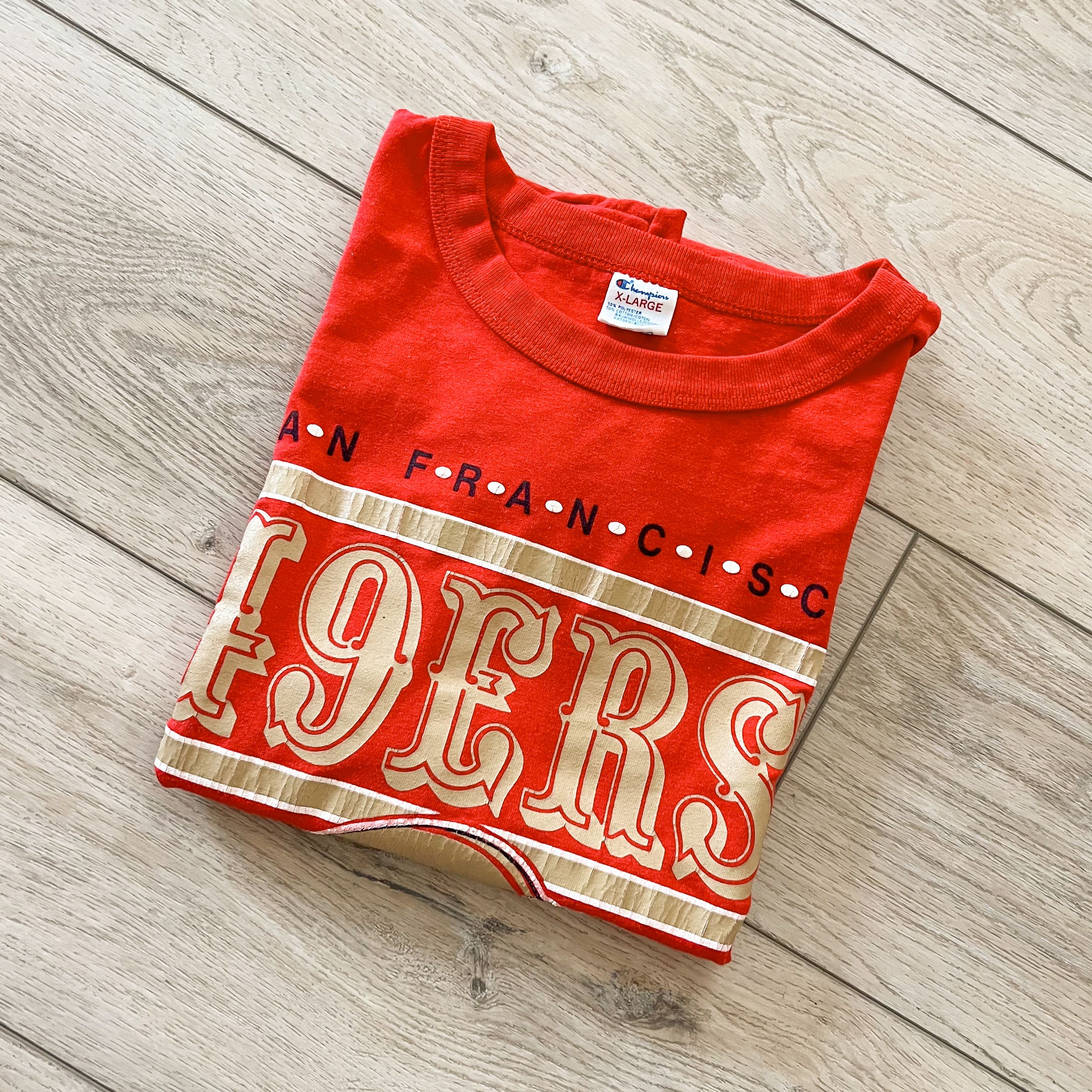 Vintage Vintage 70's San Francisco 49'ers Champion 50/50 T-Shirt USA Size US L / EU 52-54 / 3 - 5 Thumbnail