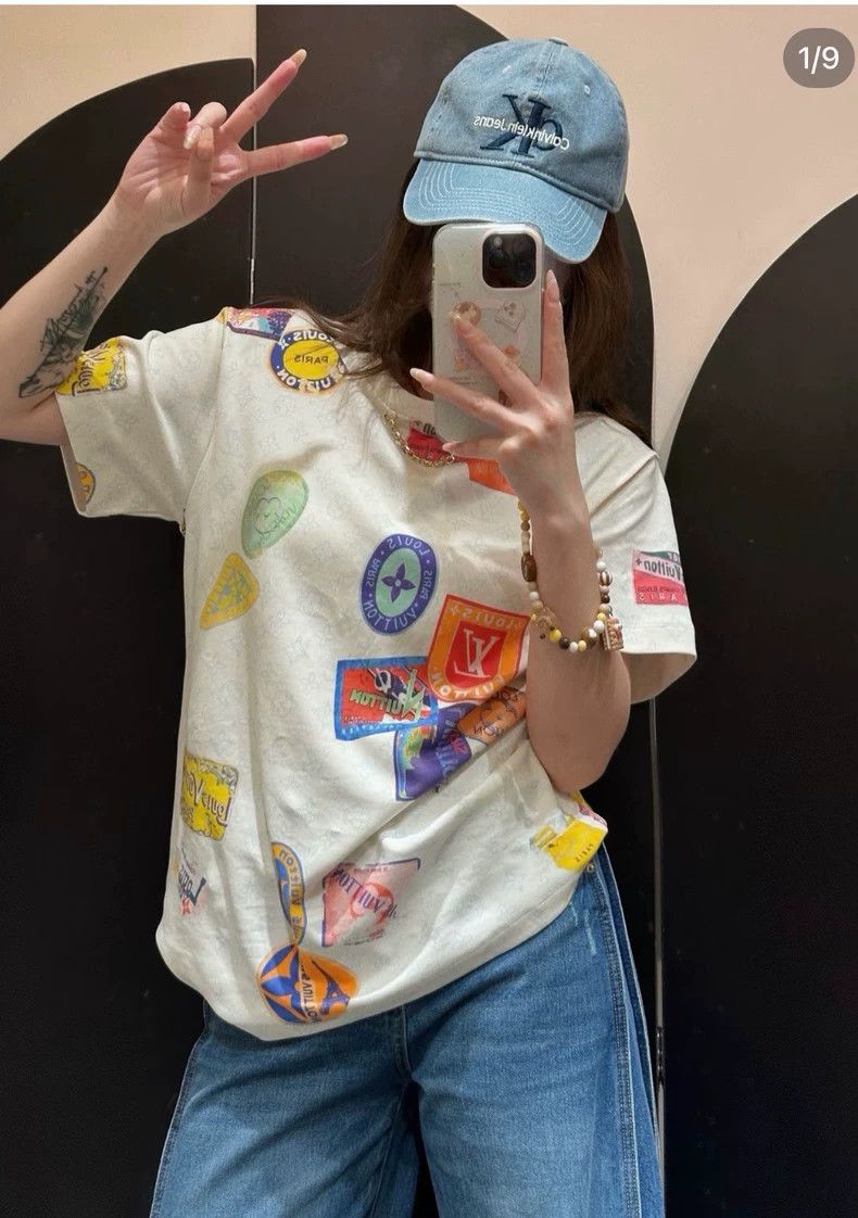 Louis Vuitton Louis Vuitton Color Seal Pattern Chain Short Sleeve Size XS / US 0-2 / IT 36-38 - 9 Thumbnail