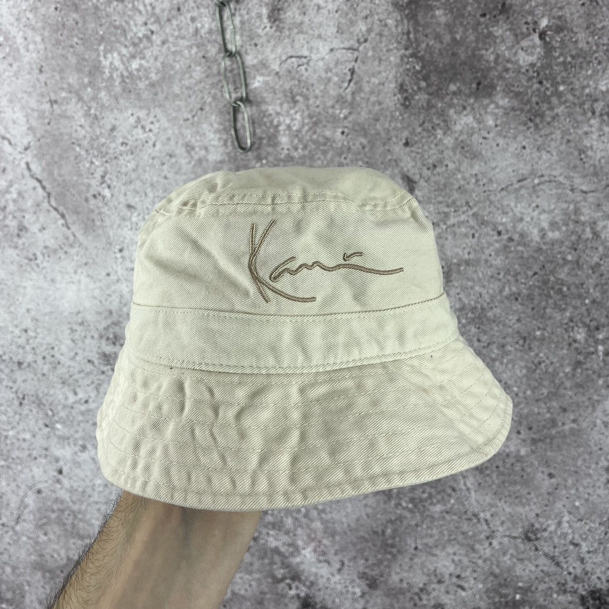Designer Karl Kani Embroidery Logo Zip Pocket Y2K Bucket Hat Cap Size ONE SIZE - 1 Thumbnail