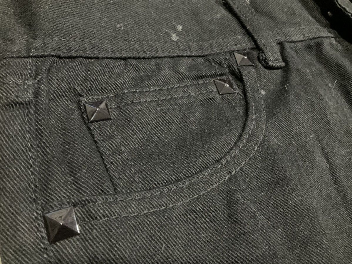 Hysteric Glamour × If Six Was Nine × Japanese Brand 🔥Sick Y2K Sorridere Glitter Splash Flared Black Denim Size US 34 / EU 50 - 9 Thumbnail