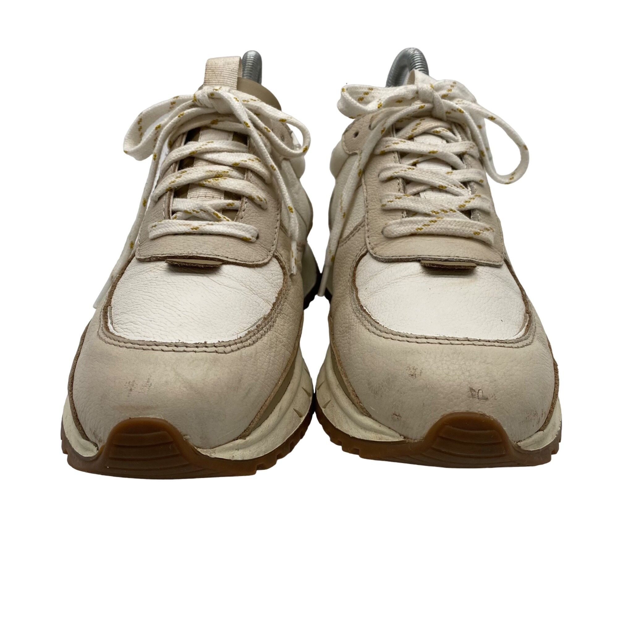 Madewell Madewell Kickoff Neutral Leather Color block Trainer Sneaker Size US 6 / IT 36 - 4 Thumbnail