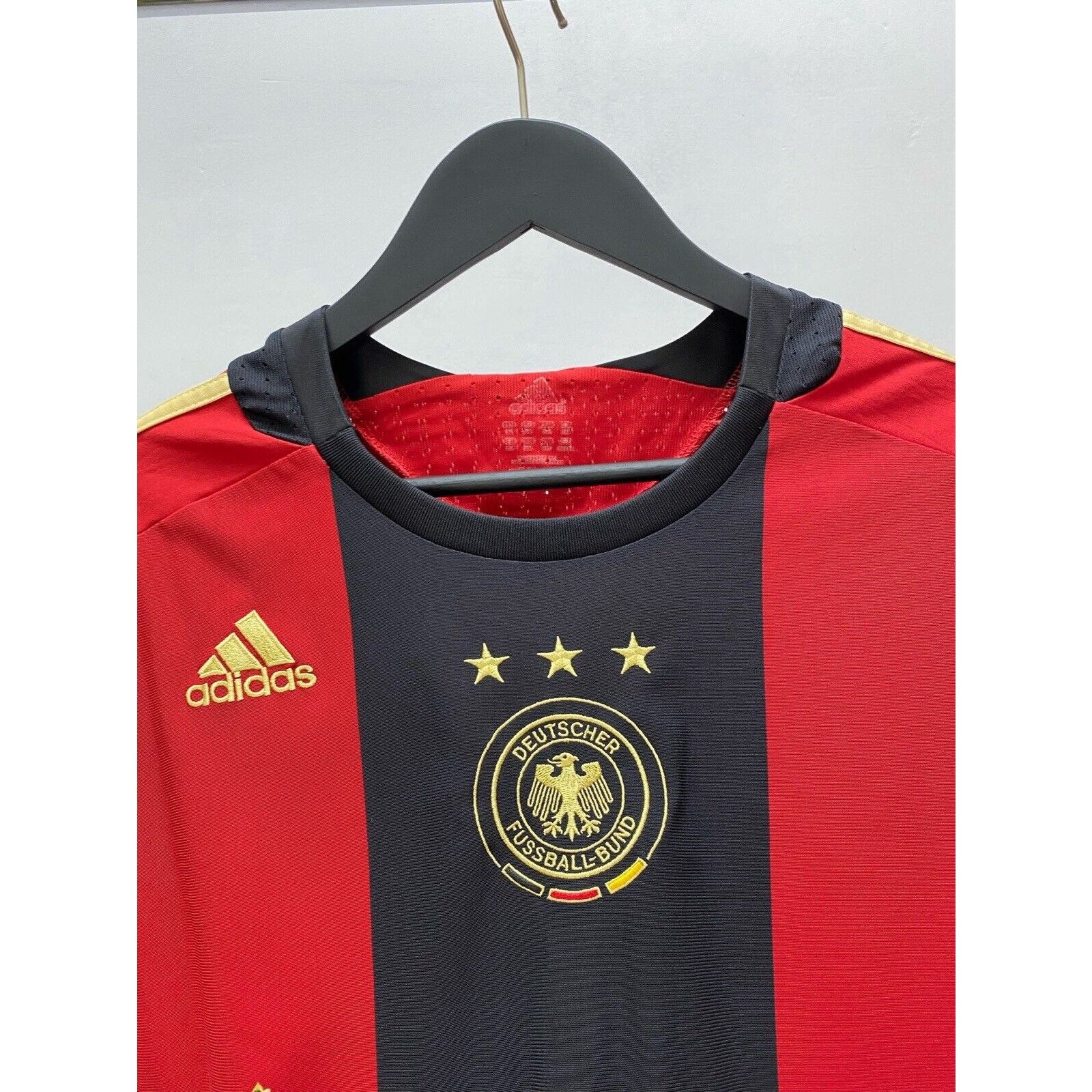 Adidas × Vintage Vintage Germany National 2008 Y2k Blokecore Football Shirt Size US XL / EU 56 / 4 - 9 Thumbnail