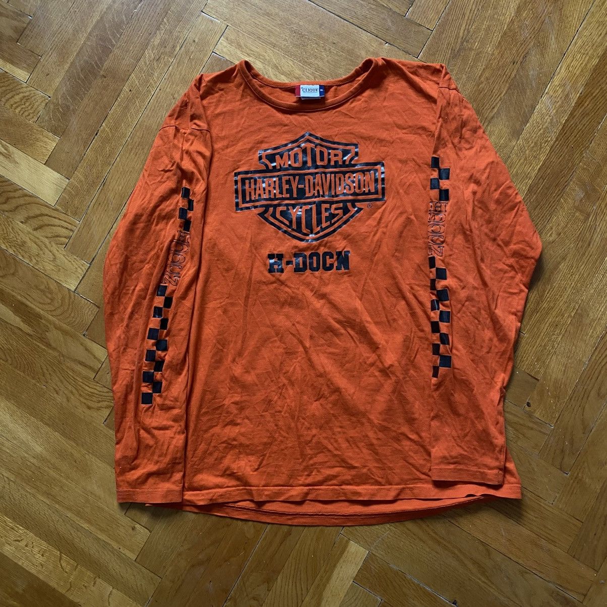 Harley Davidson VINTAGE HARLEY DAVIDSON NORWAY CLUB LONG SLEEVE Size US XL / EU 56 / 4 - 1 Thumbnail