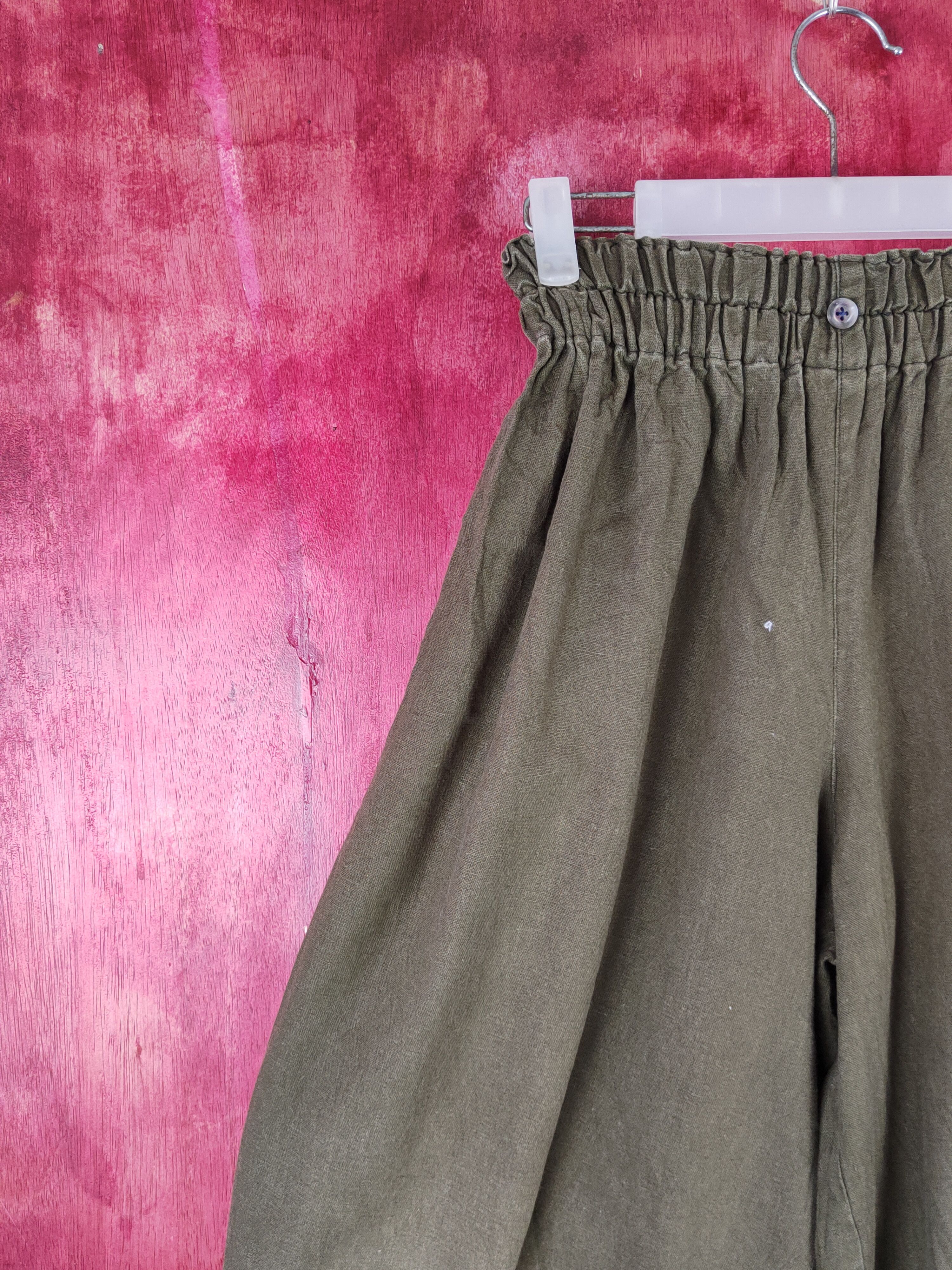 Japanese Brand × Vintage Japanese Brand Olive ballon palazo Casual Pants #S31 Size 30" / US 8 / IT 44 - 3 Thumbnail