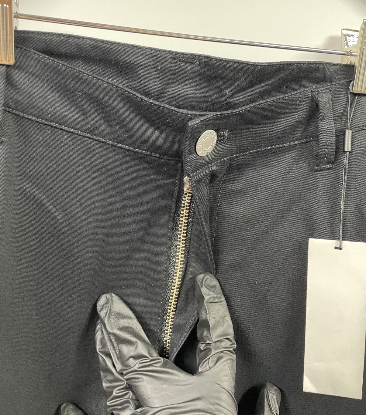 Helmut Lang Helmut Lang Lafer Twill Crop Black Cargo Pants 30 Size US 30 / EU 46 - 6 Thumbnail