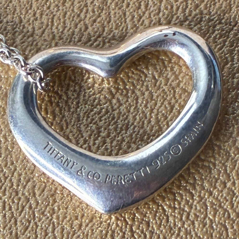 Tiffany & Co. Tiffany & Co Elsa Peretti Sterling Silver Heart Necklace Size ONE SIZE - 1 Thumbnail
