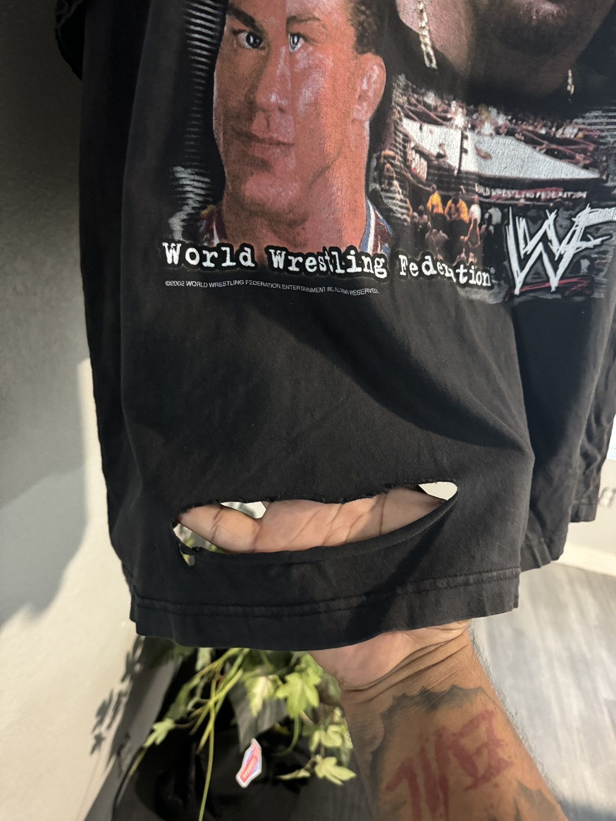 Vintage × WWE × WWF VTG! The Rock, Stone Cold & Kurt Angle WWF Tee - XL Size US XL / EU 56 / 4 - 3 Thumbnail