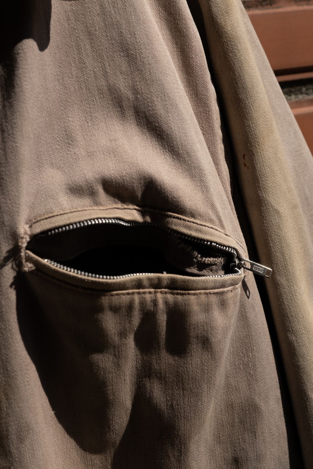 Vintage 1940s~50s Vintage Euro work Jacket Coats&Clark Zipper Size US L / EU 52-54 / 3 - 4 Thumbnail