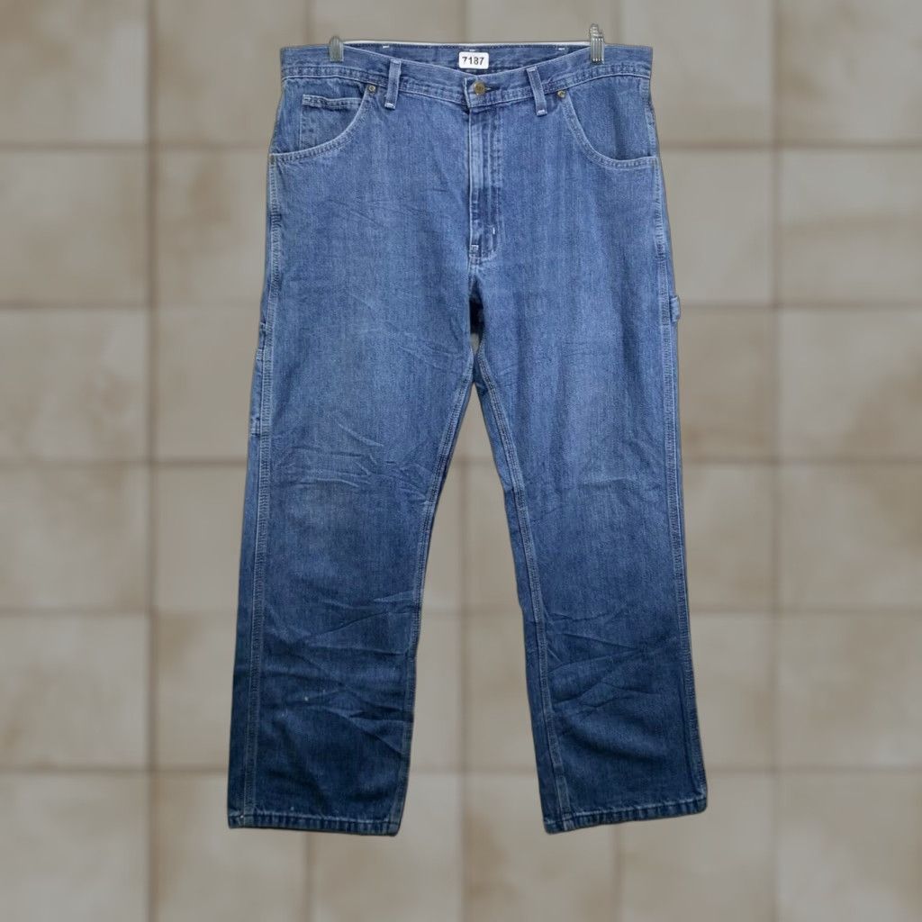 Vintage VINTAGE Key Denim Jeans Men 38x30 Blue 90s Grunge High-Rise Straight Classic Size US 38 / EU 54 - 1 Thumbnail