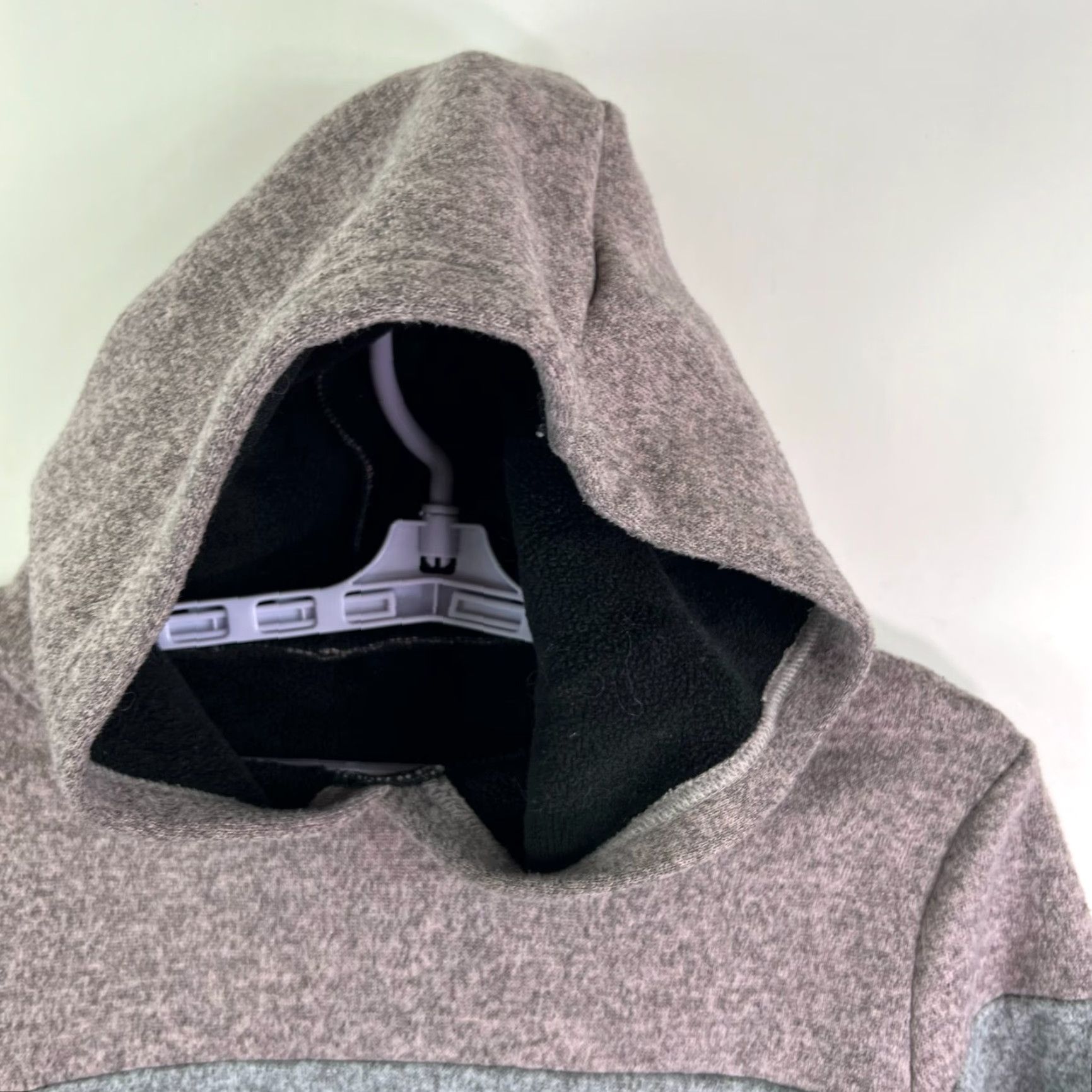 Vintage Hooded Sweatshirt Womens Size XL Heather Pink/Gray Size XL / US 12-14 / IT 48-50 - 4 Thumbnail