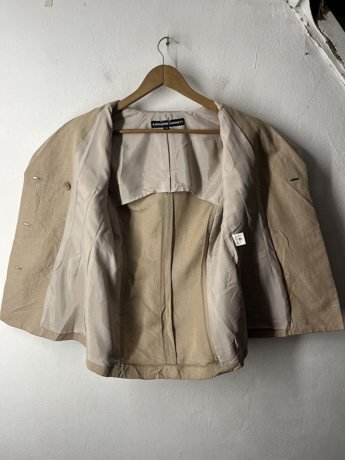 Katharine Hamnett London KATHARINE HAMNETT LONDON BLAZER COAT JACKET Size M / US 6-8 / IT 42-44 - 8 Thumbnail