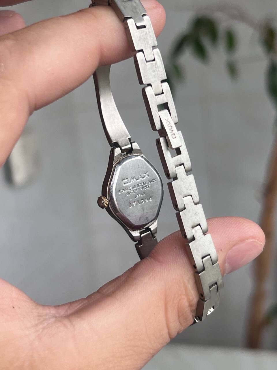 Japanese Brand Glamour Minimalistic Omax Steel Bracelet Watches Vintage Size ONE SIZE - 4 Thumbnail