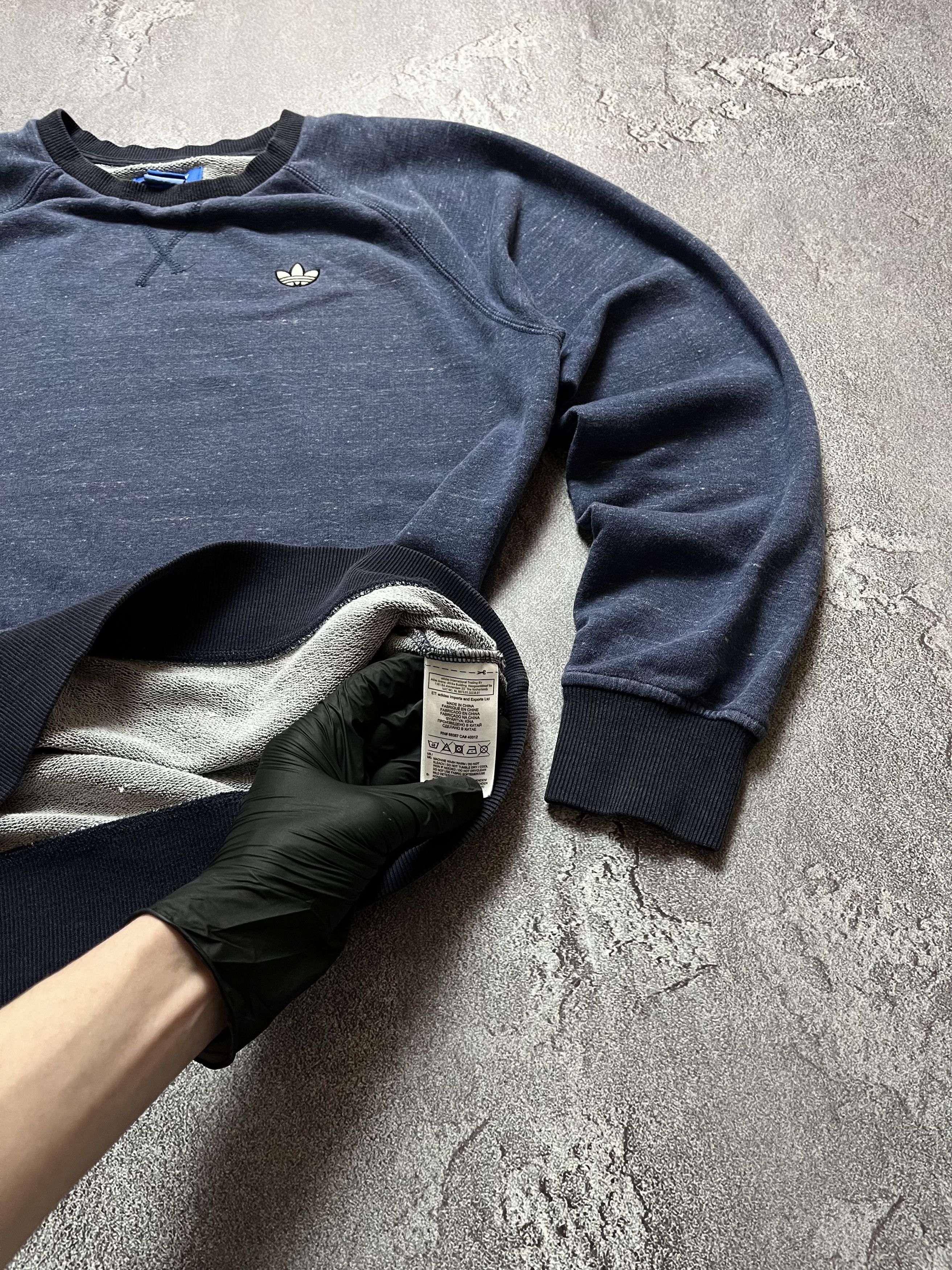 Adidas Vintage Sweatshirt Adidas Big Logo Striped Mens S Size US S / EU 44-46 / 1 - 5 Thumbnail