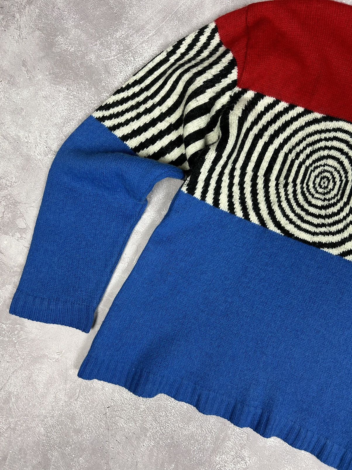 Walter Van Beirendonck W&LT Walter Van Beirendonck Big Logo Multicolor Sweater RARE Size US M / EU 48-50 / 2 - 14 Thumbnail