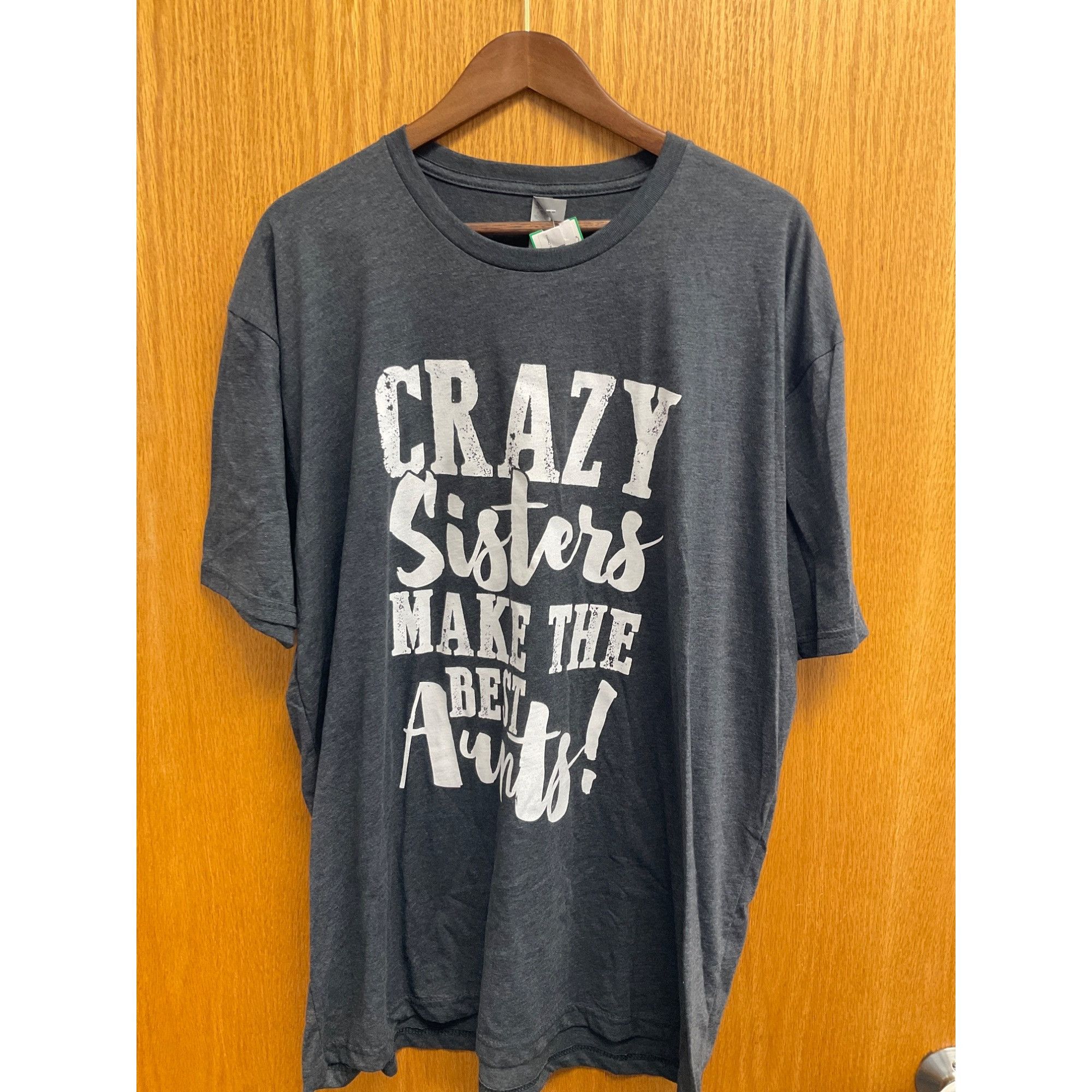 Other Crazy Sisters Make The Best Aunts Charcoal 3XL Size 3XL / US 20-22 - 2 Thumbnail
