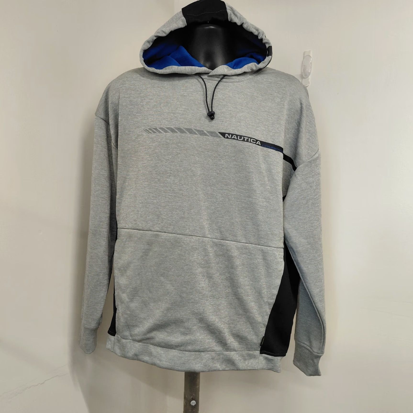 Nautica Nautica Competition Hoodie Men L Gray Colorblock Reissue-Logo Pullover Size US L / EU 52-54 / 3 - 2 Thumbnail