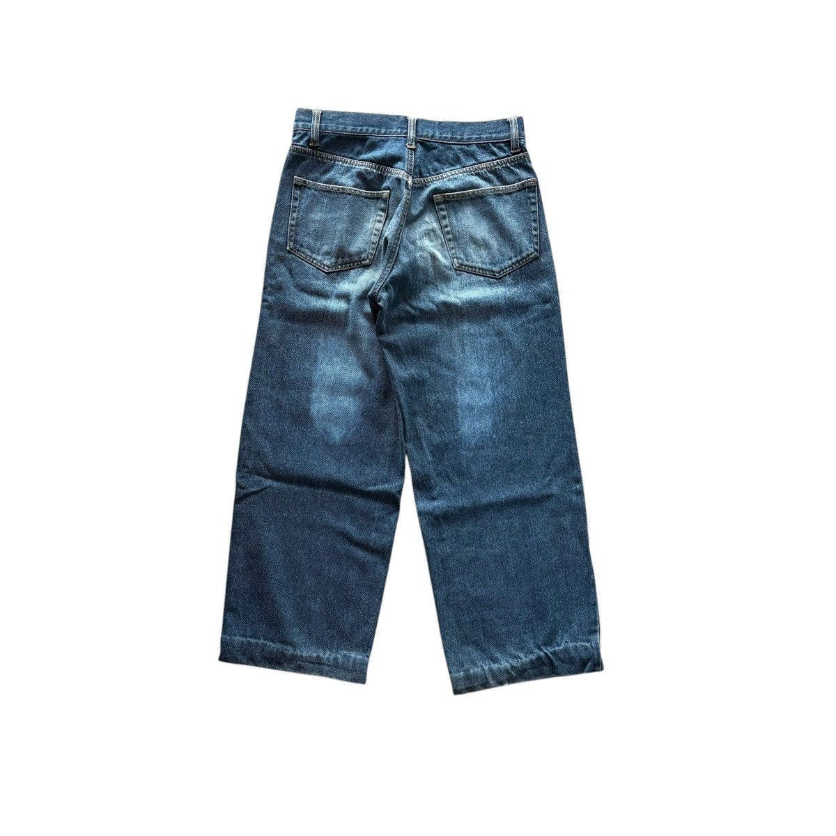 Japanese Brand NYLAUS JAPAN PUNK STENCIL WIDE LEG DENIM Size US 30 / EU 46 - 2 Thumbnail