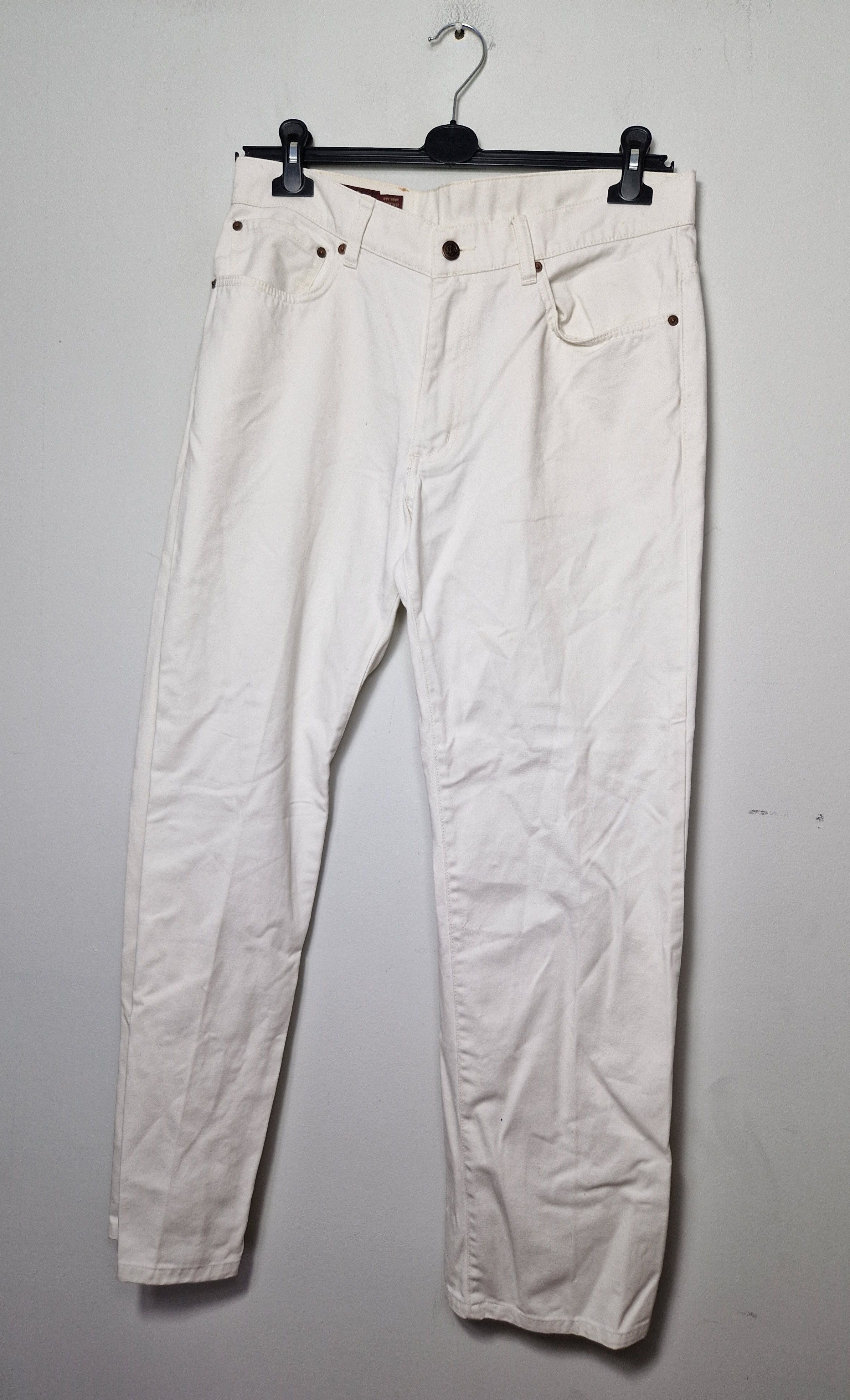 Marlboro Classics Marlboro Classics vintage white denim pants Size US 34 / EU 50 - 1 Thumbnail
