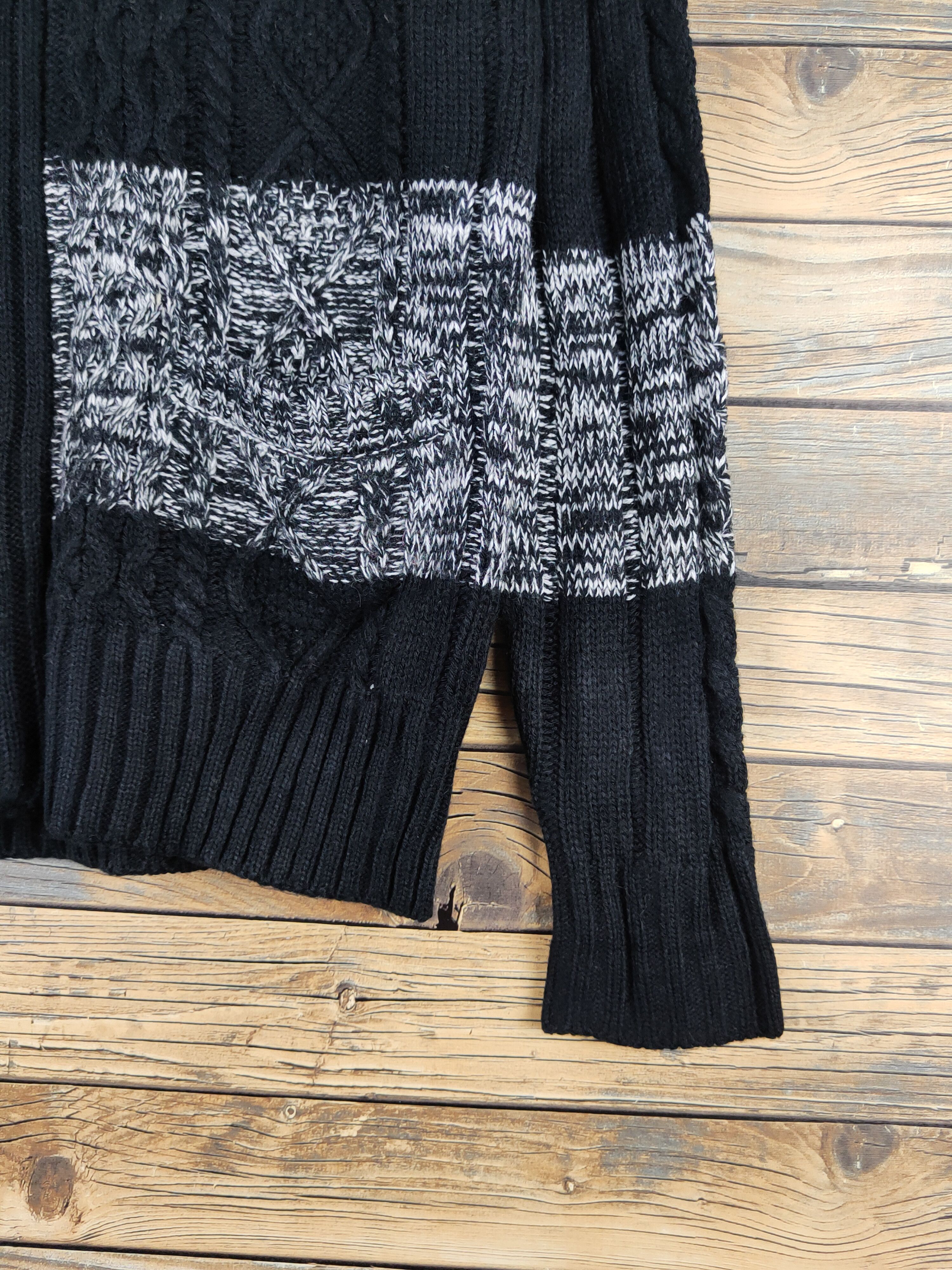 Aran Isles Knitwear Lock Heaven Black Knitwear Cardigan #W1191 Size L / US 10 / IT 46 - 6 Thumbnail