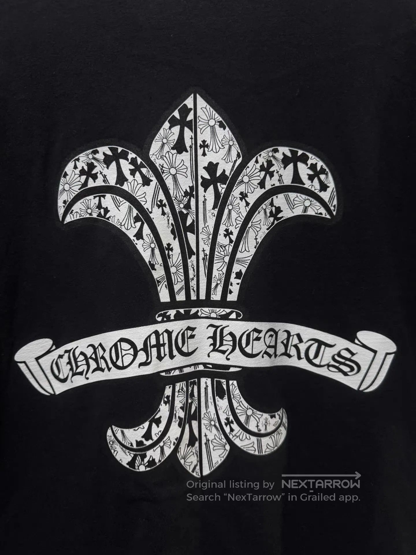 Chrome Hearts Black Short Sleeve T-Shirt with Pocket Logo. Size US L / EU 52-54 / 3 - 4 Thumbnail